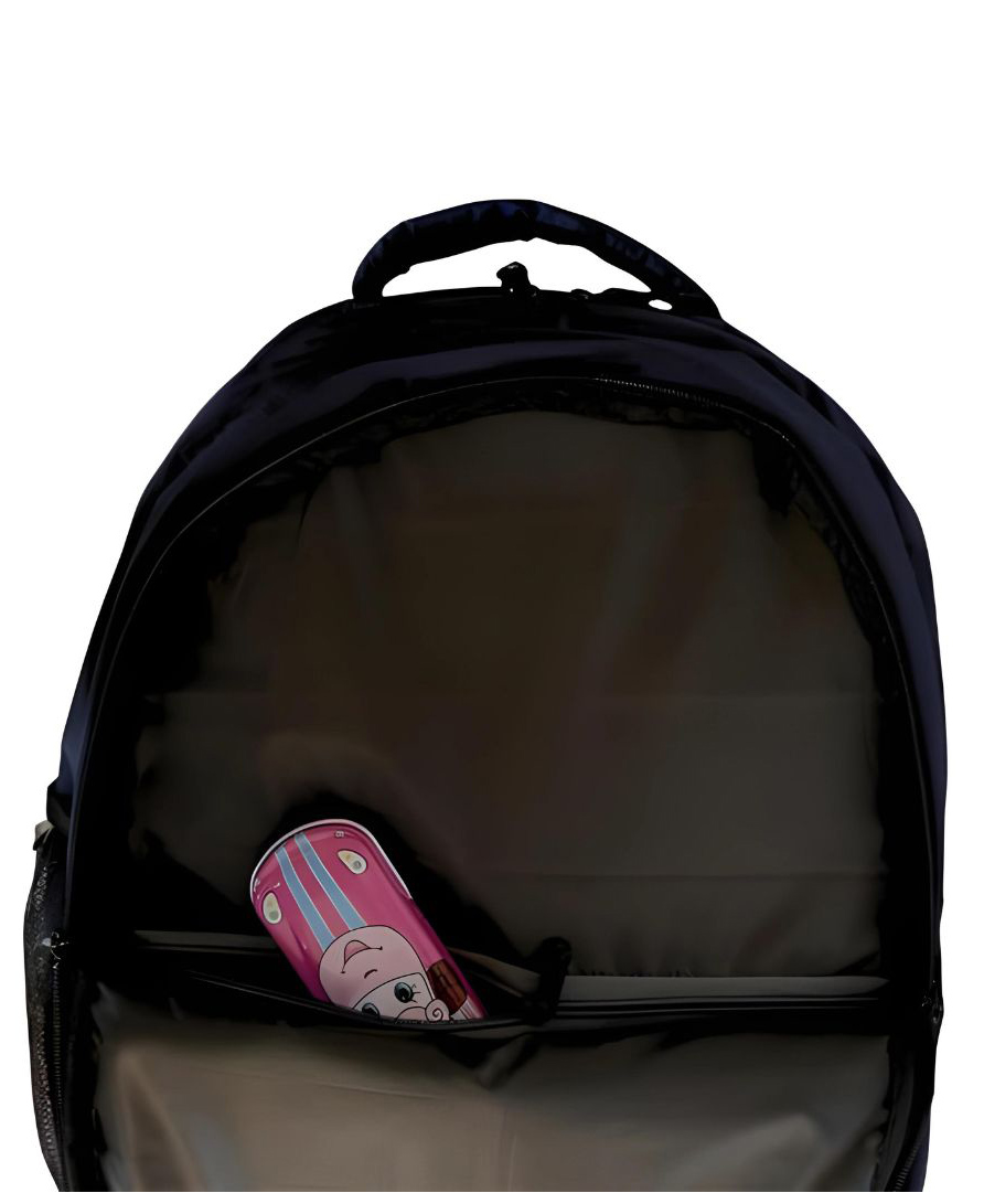 Echo Boomers Shoes Design Printed Backpack| 19 Inch - 3 Compartment School Bags for Kids with Zipper Closure  Pink-image-20
