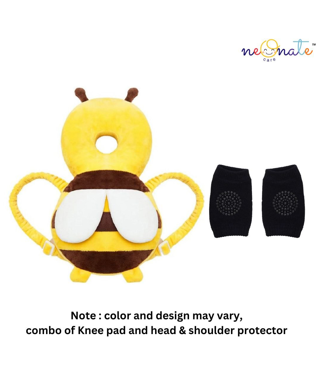 NeonateCare Cushion Toddler Head Protection Backpack Baby Drop Pillow with Knee Pads - Multicolor ( color and design may vary)-picture-27
