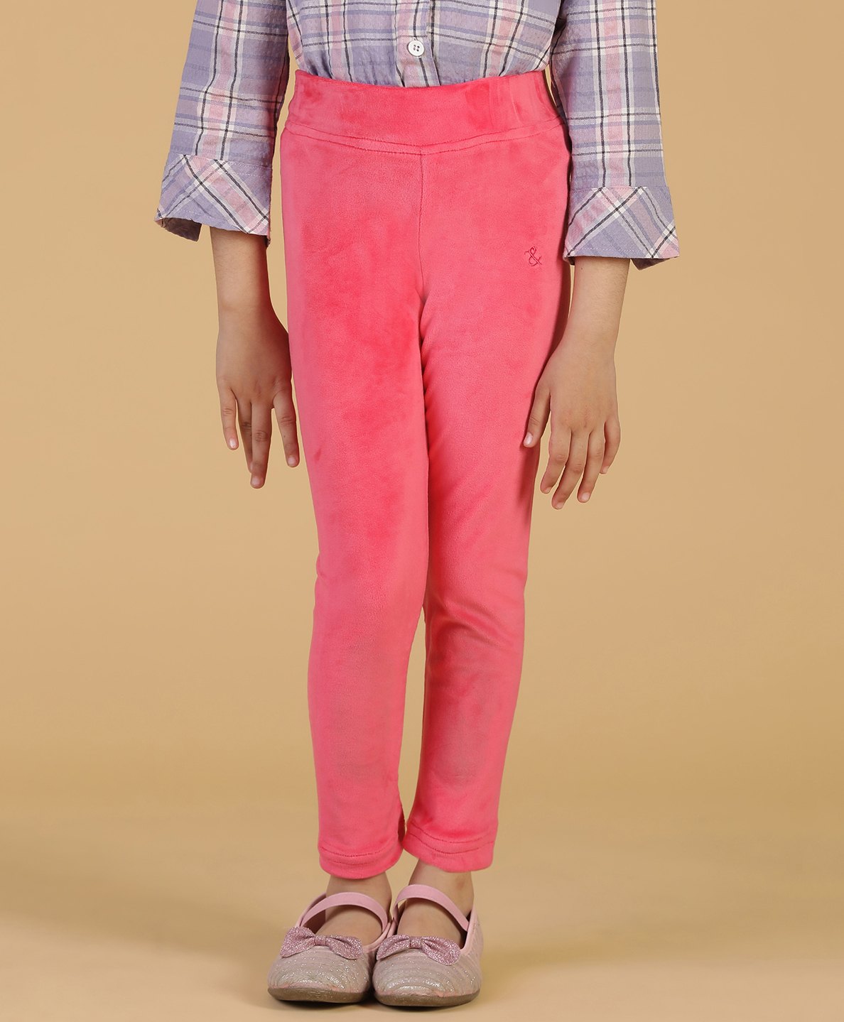 Tales & Stories Solid Leggings - Pink-picture-17