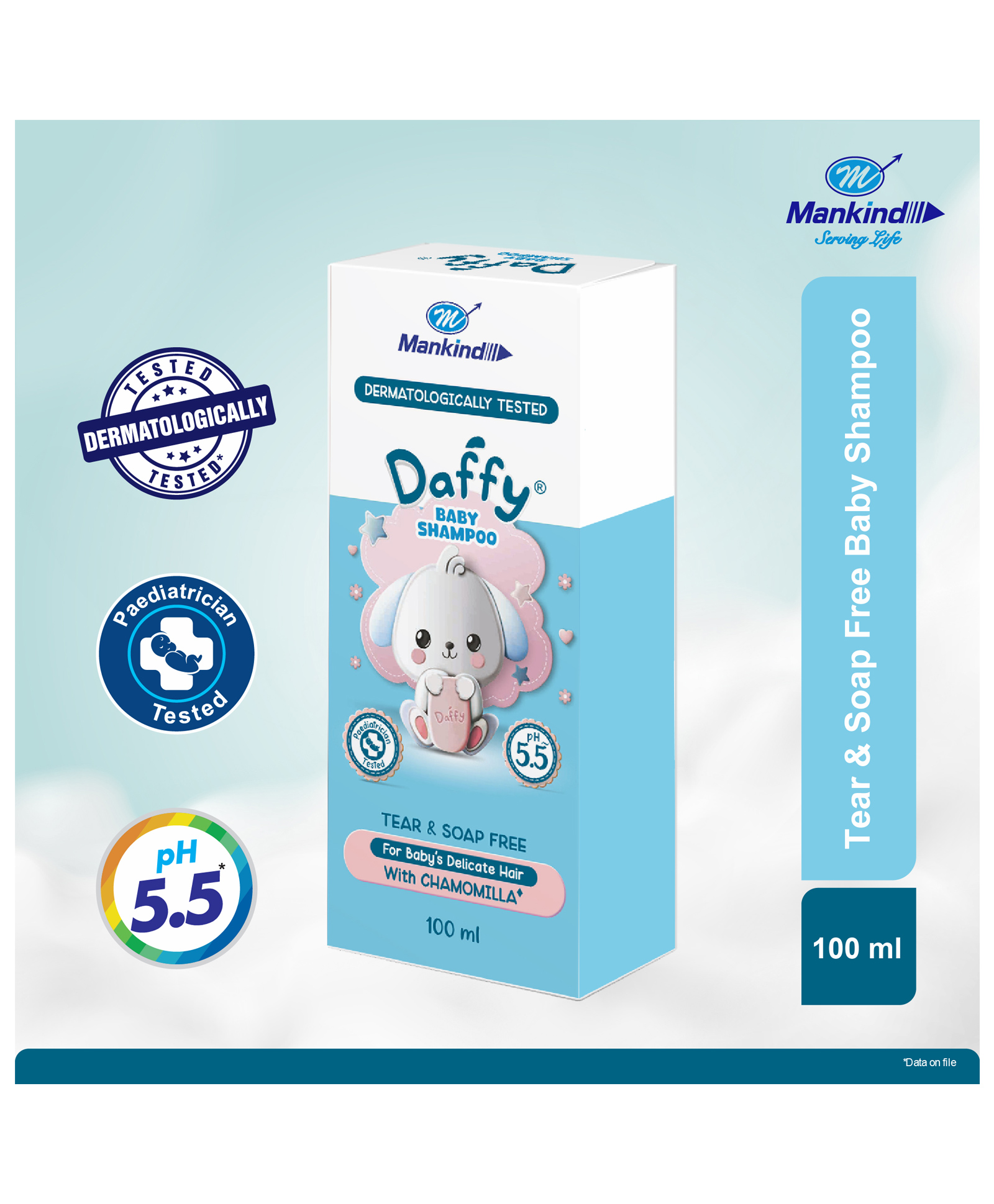Daffy Tear & Soap Free Baby Shampoo with Chamomile - 100 ml-image-30