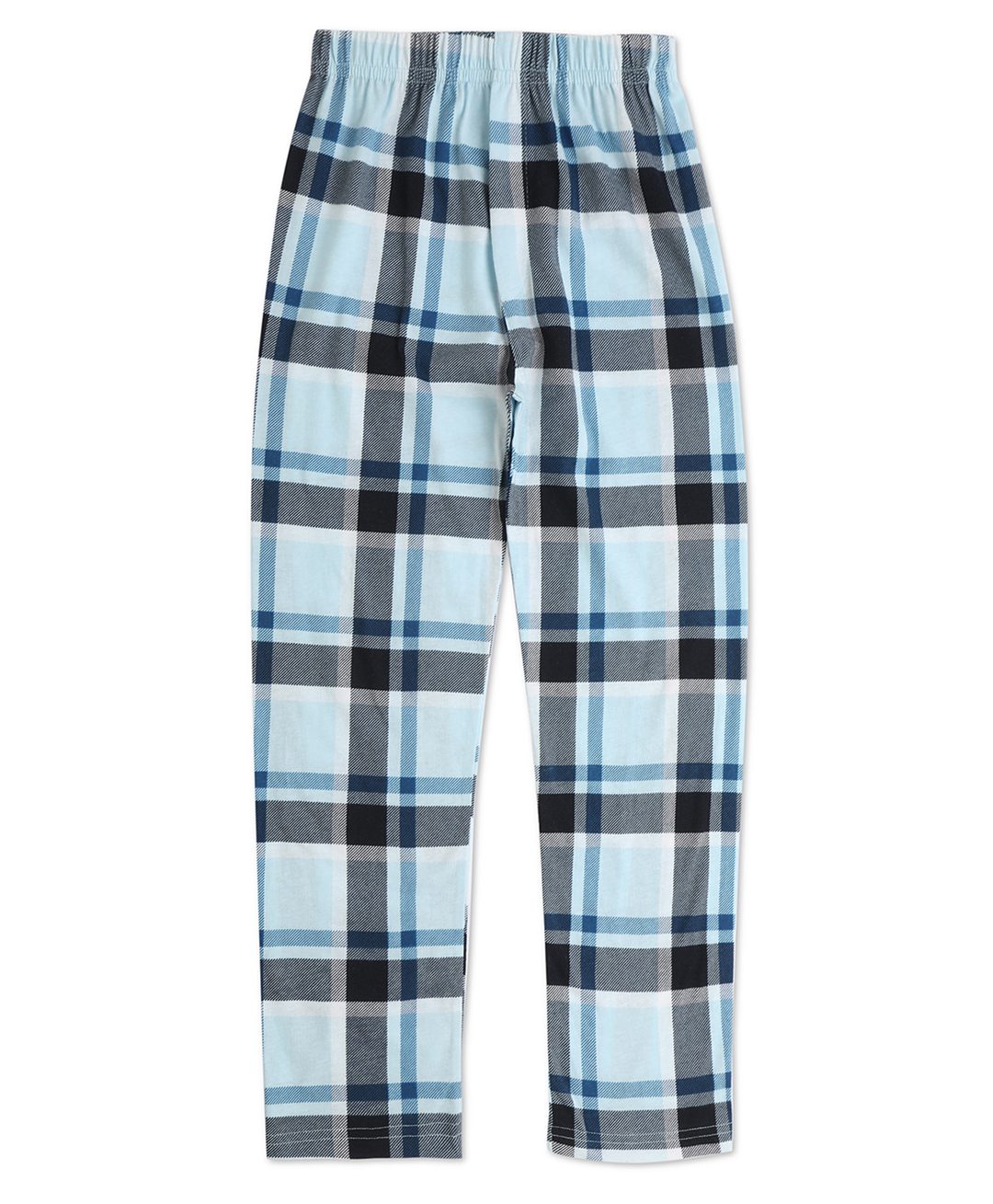 Earth Conscious 100% Cotton Checked Lounge Pant - Sky Blue-picture-24