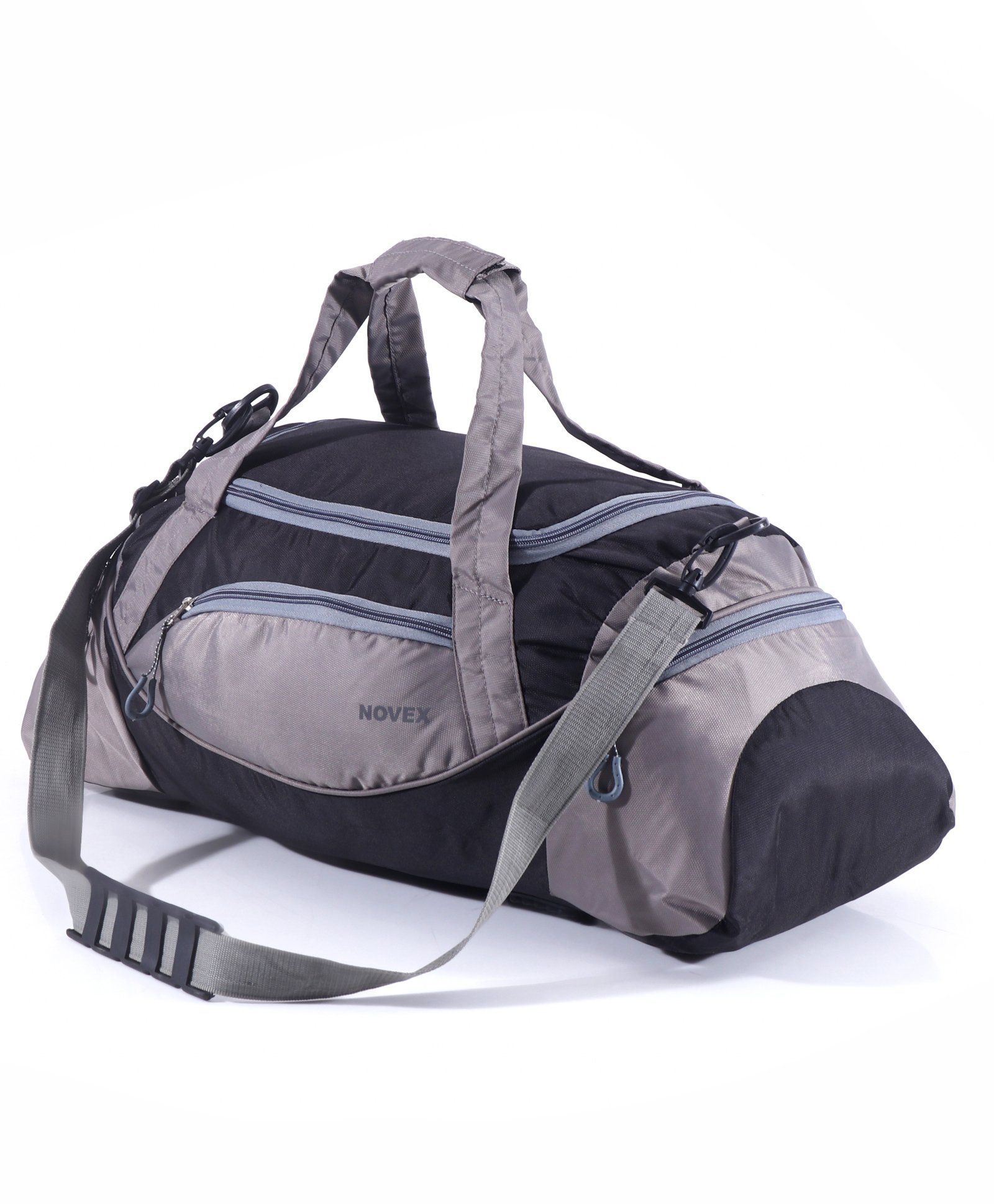 Multipurpose Travel Duffle Bag with 4 Compartments - Grey