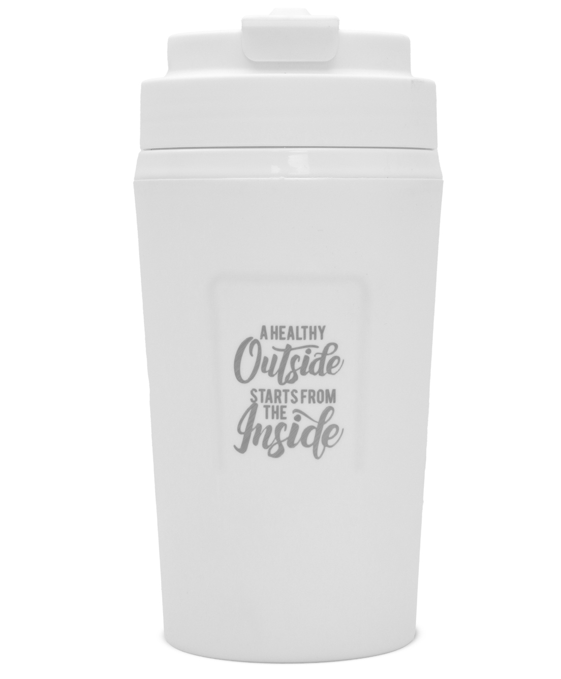 JAYPEE Snap Sip Thermosteel Insulated Coffee Mug Hot & Cold Stainless Steel Mug, Travel Mug Suitable for Car, Tumbler Bottle, Vacuum Insulation Tea Cup, Matte Finish Non Slip Thermal Mug, 385 ml White-image-4