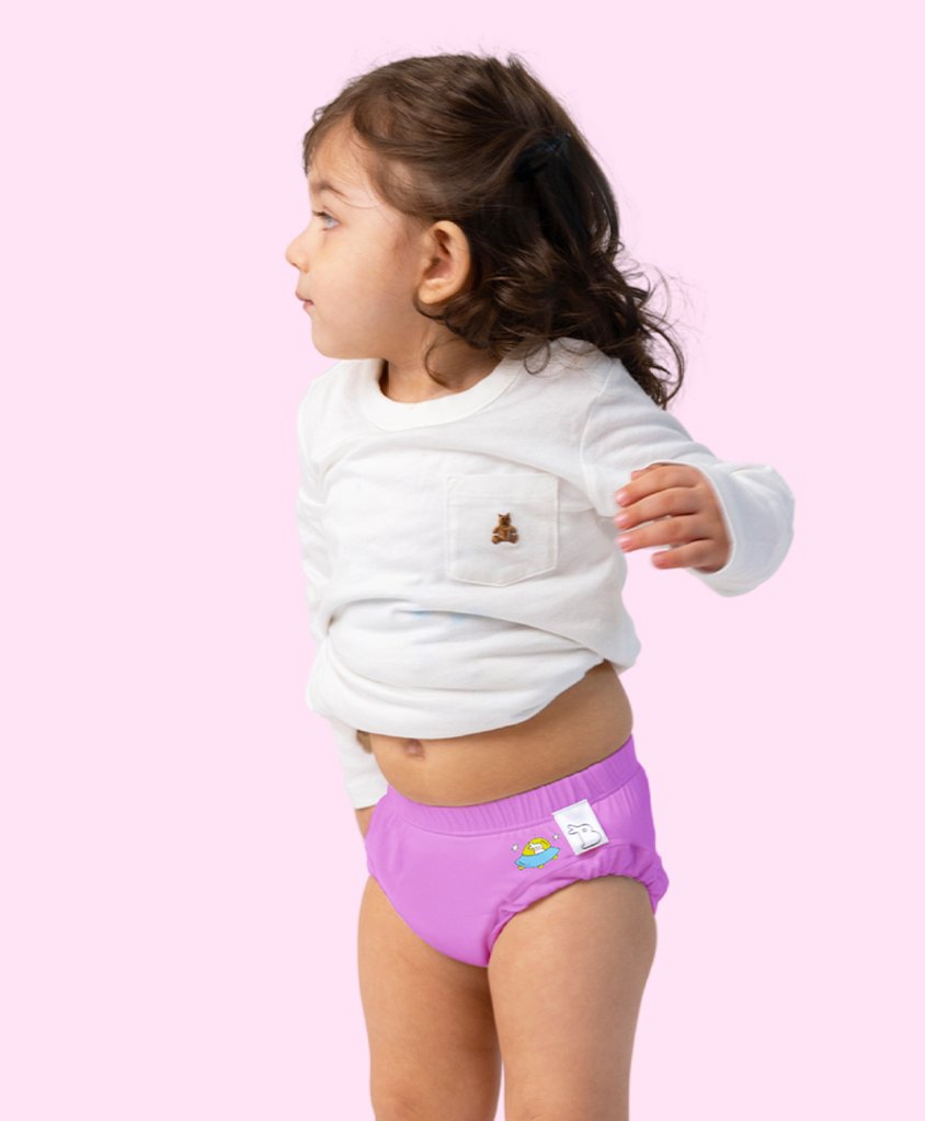 SuperBottoms Bamboo Space Theme Printed Super Soft Brief - Purple-image-32