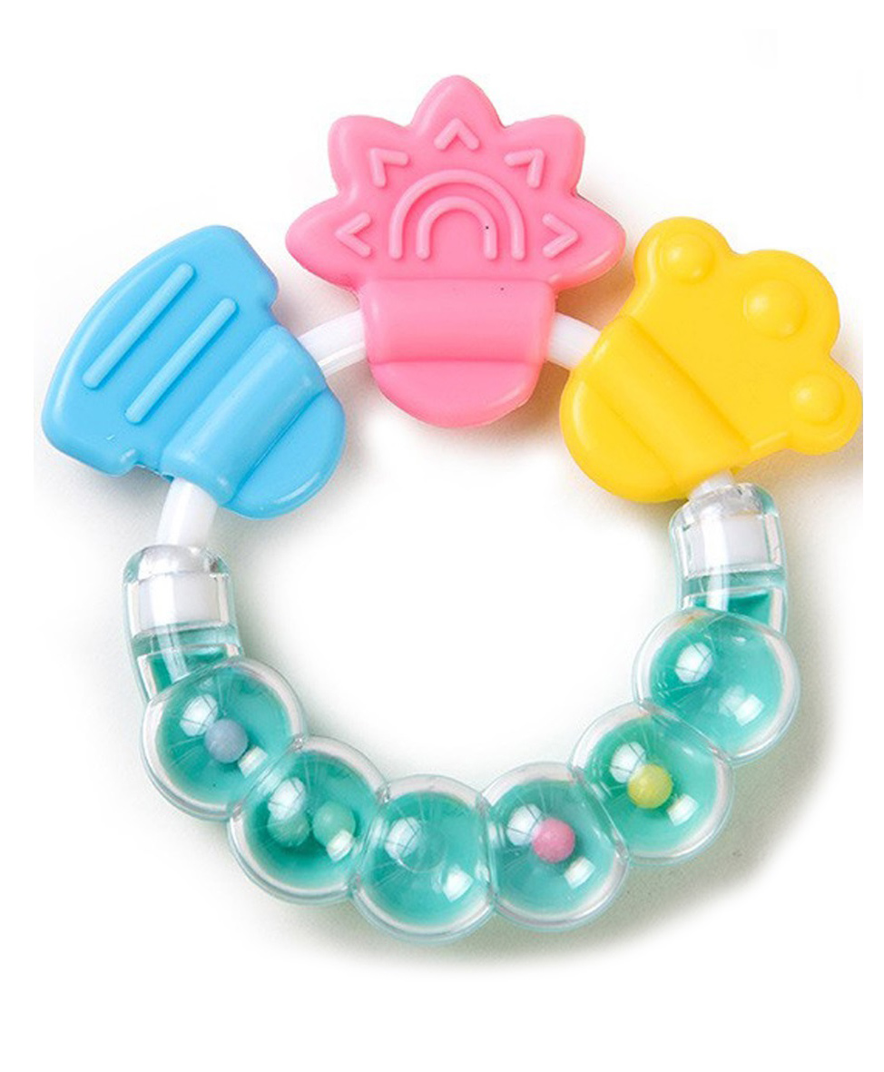 Sparkle Joy Baby Silicone Rattle Teething Toy - Green-picture-24