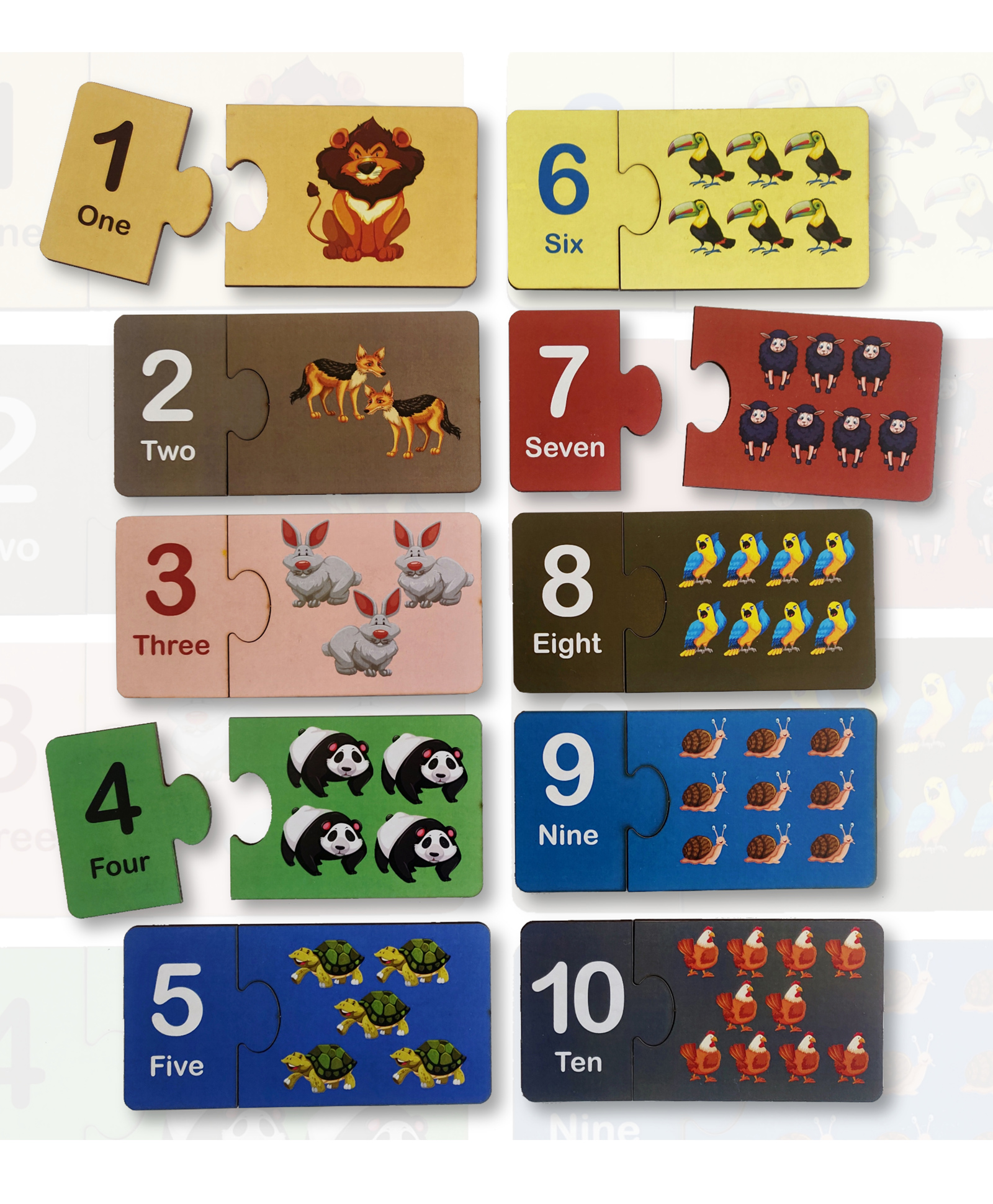 Toys Universe Wooden Number Puzzle for Kids | Toddlers Wooden Puzzle | Educational Gift to Challenge Kids | Indoor Outdoor Board Games (1 to 10 Numbers Counting Game/Puzzle)-picture-26
