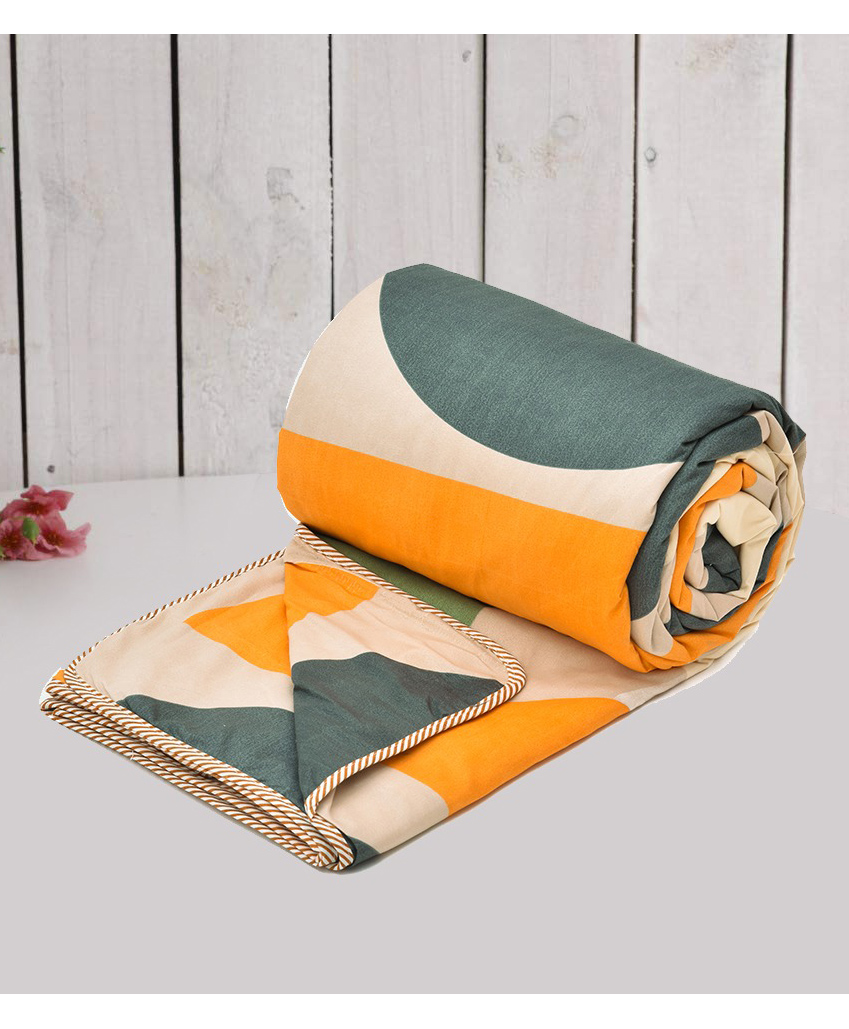 RRC Super Soft Microfiber Cotton Reversible Dohar For Double  Bed  -Multicolor-picture-22