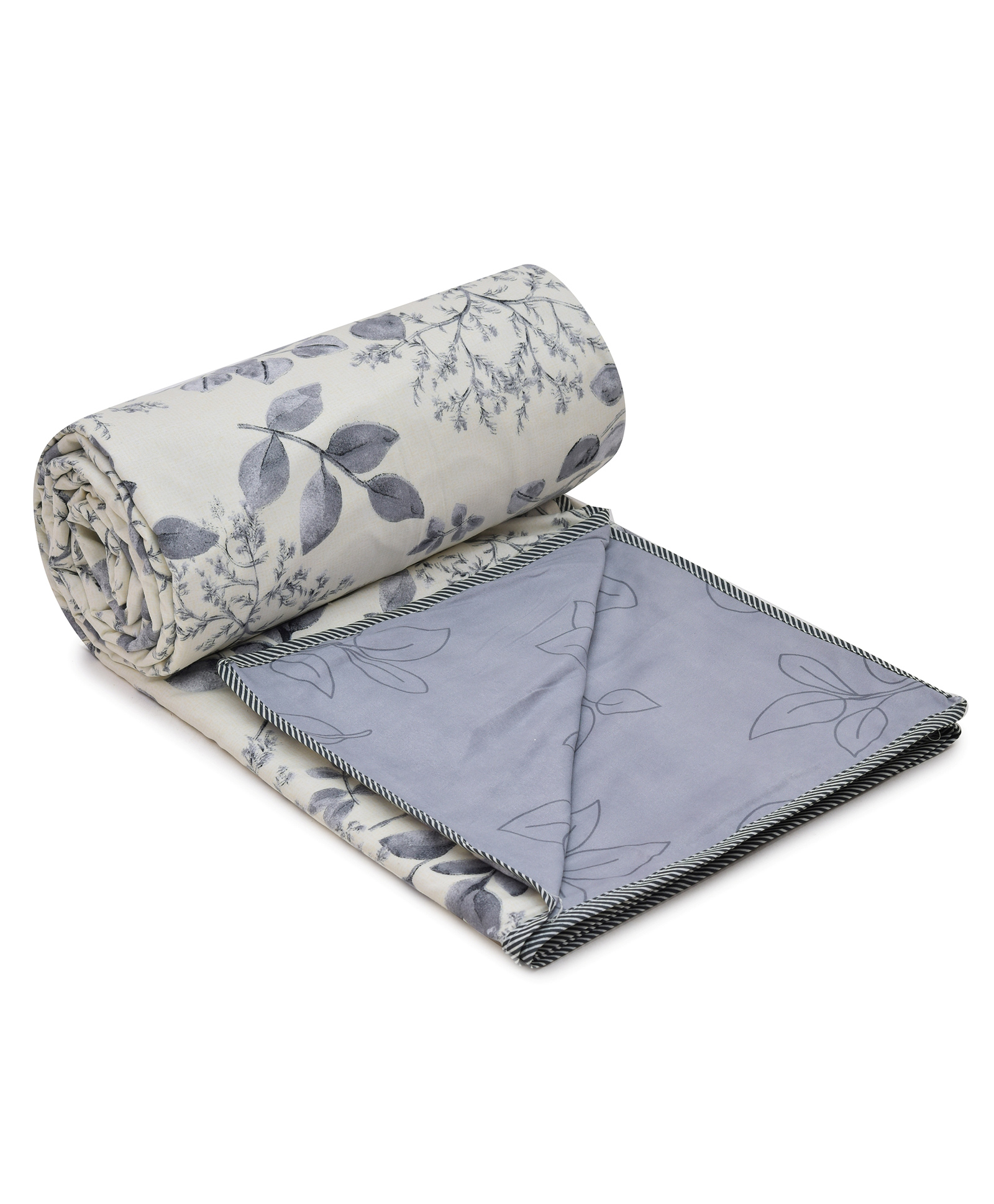 RRC Super Soft Microfiber Cotton Reversible Dohar For Double  Bed -Grey-picture-37