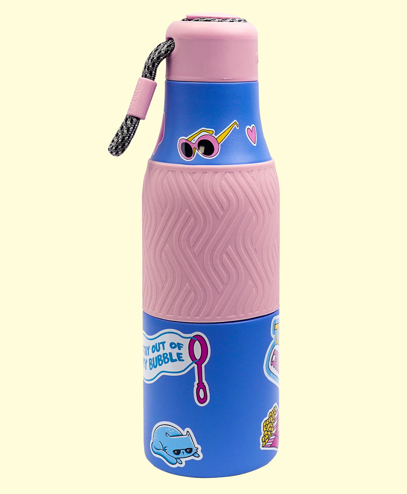 Rabitat Zappy Insulated Stainless Steel Bottle - Navy Blue 700 ml-picture-4