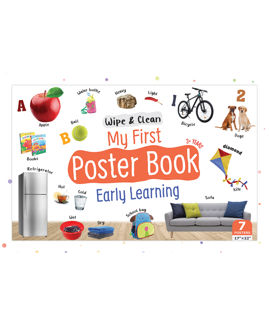 Wipe & CLean First Poster Book for Early Learning kids-image-10