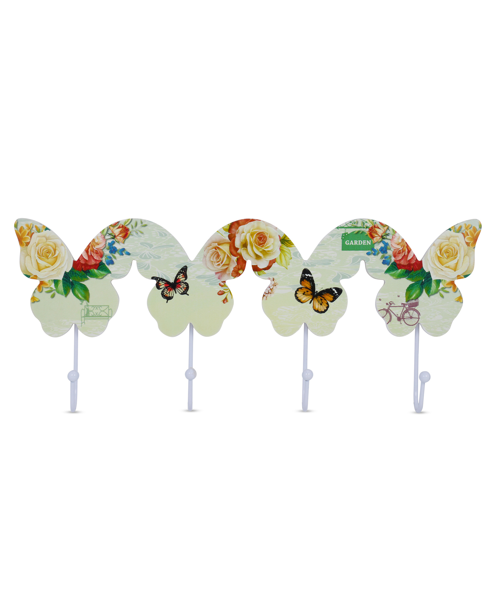 THE QURK BOX 4 HOOK WOODEN HANGER MULTI COLOR-image-35