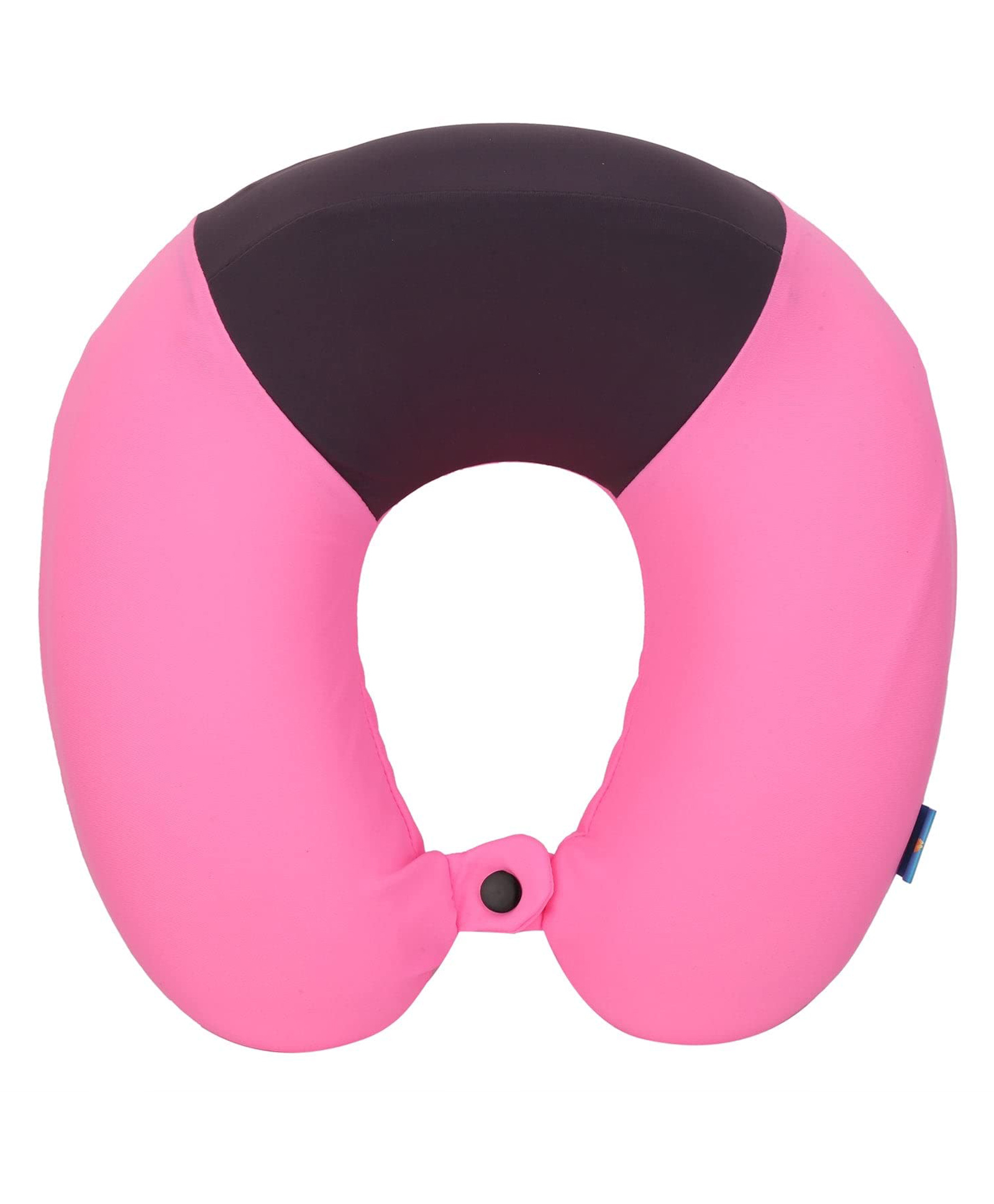 The Quirk Box Memory Foam Travel Neck Pillow Pink & Grey-picture-28