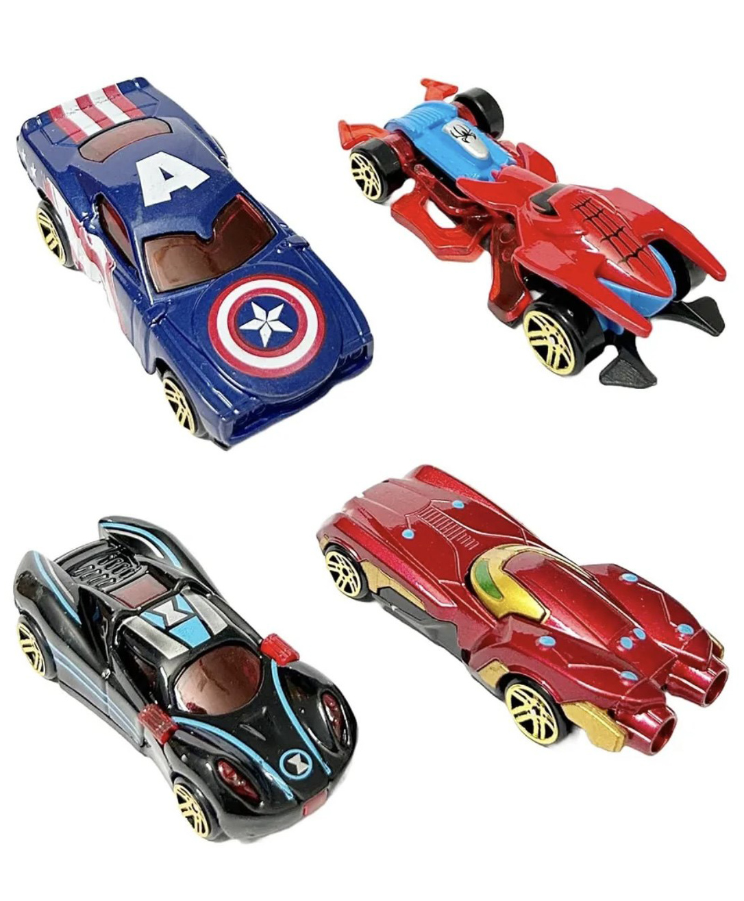 ARCADE TOYS Marvel Super Hero Car Toy Set for Kids(Set 0f 4) - Colour may vary-image-2