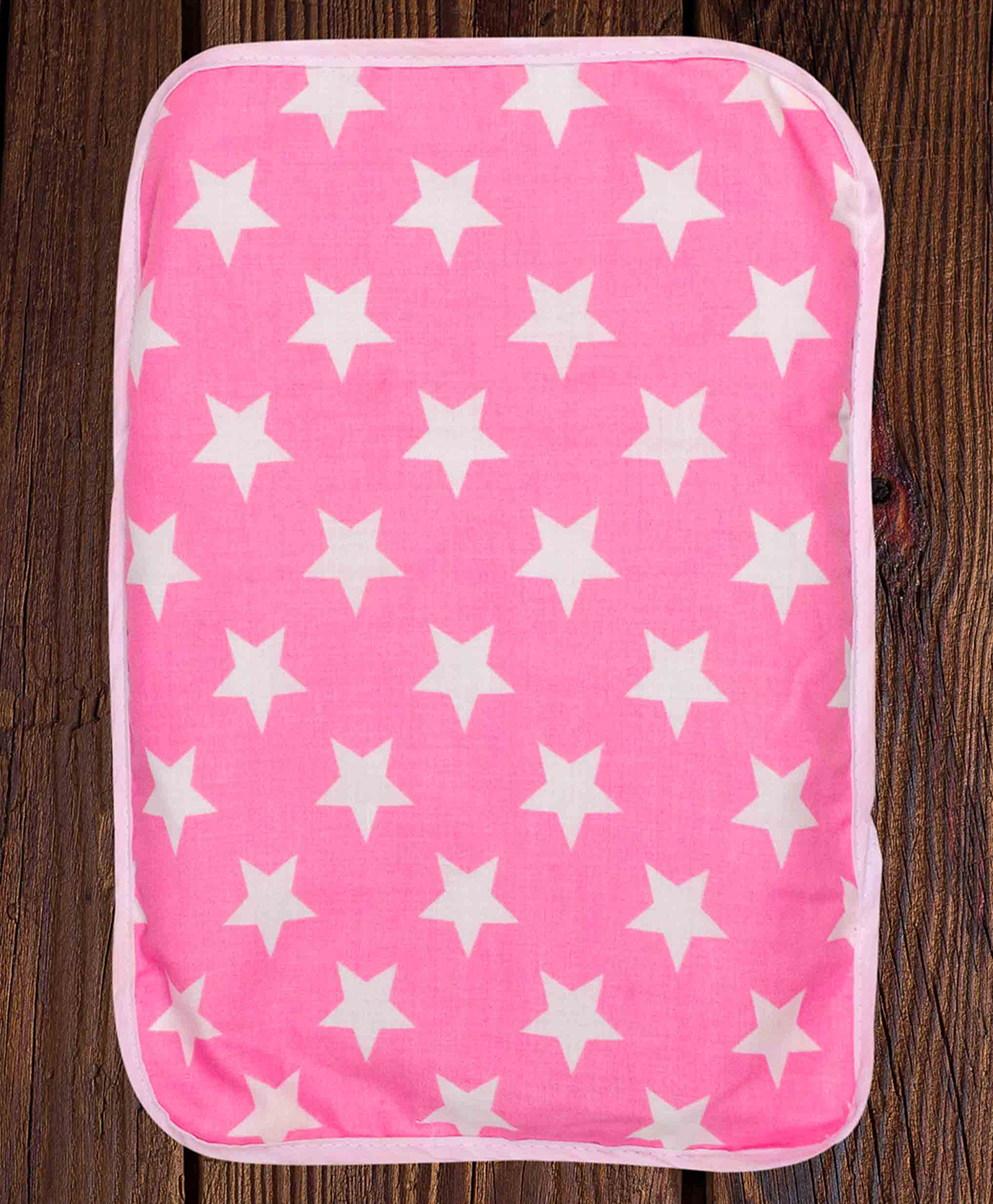 Mittenbooty Rectangular mustard seed or Rai Pillow Big Star print Pink-image-47