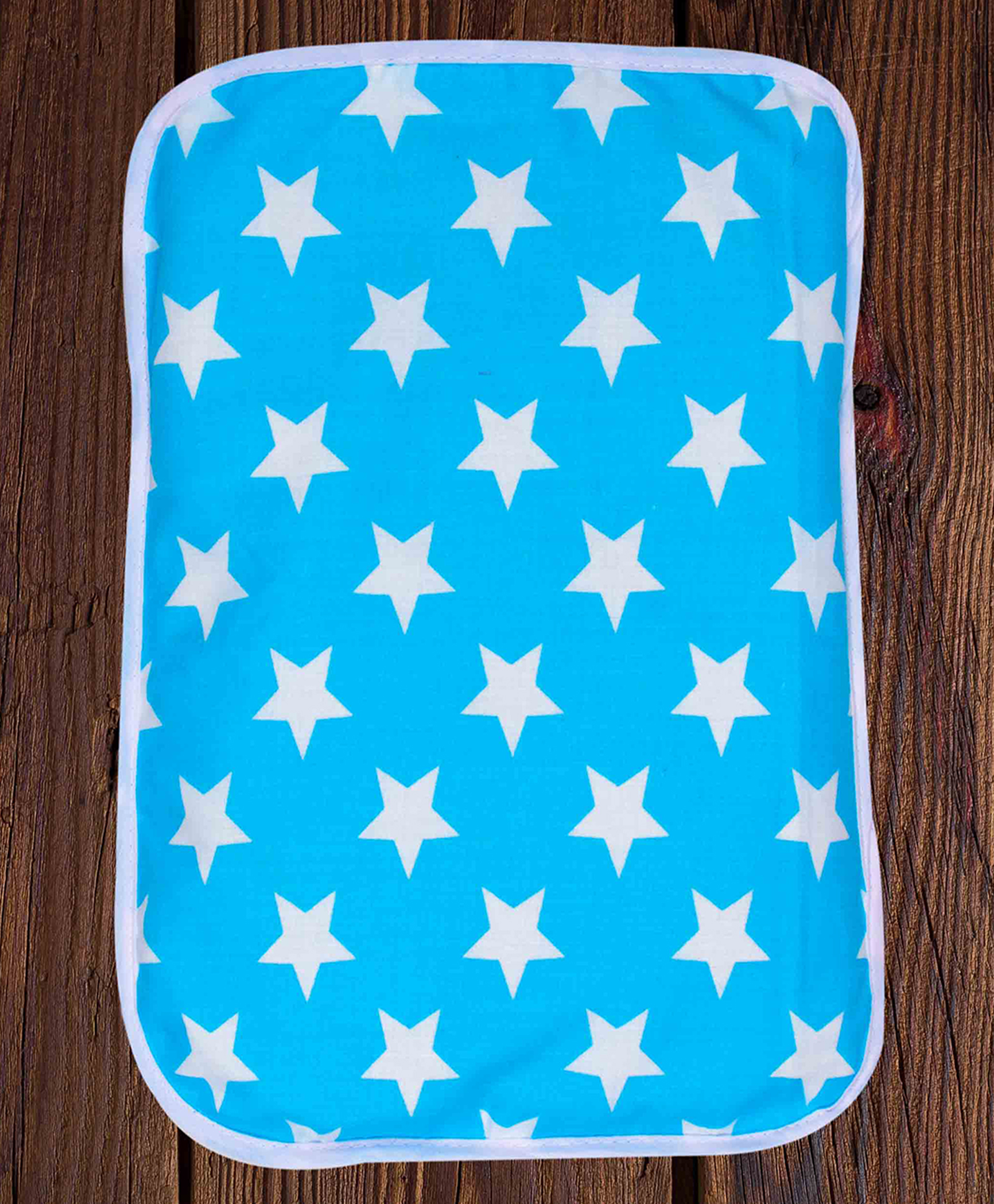Mittenbooty Rectangular mustard seed or Rai Pillow Big Star print Blue-image-6