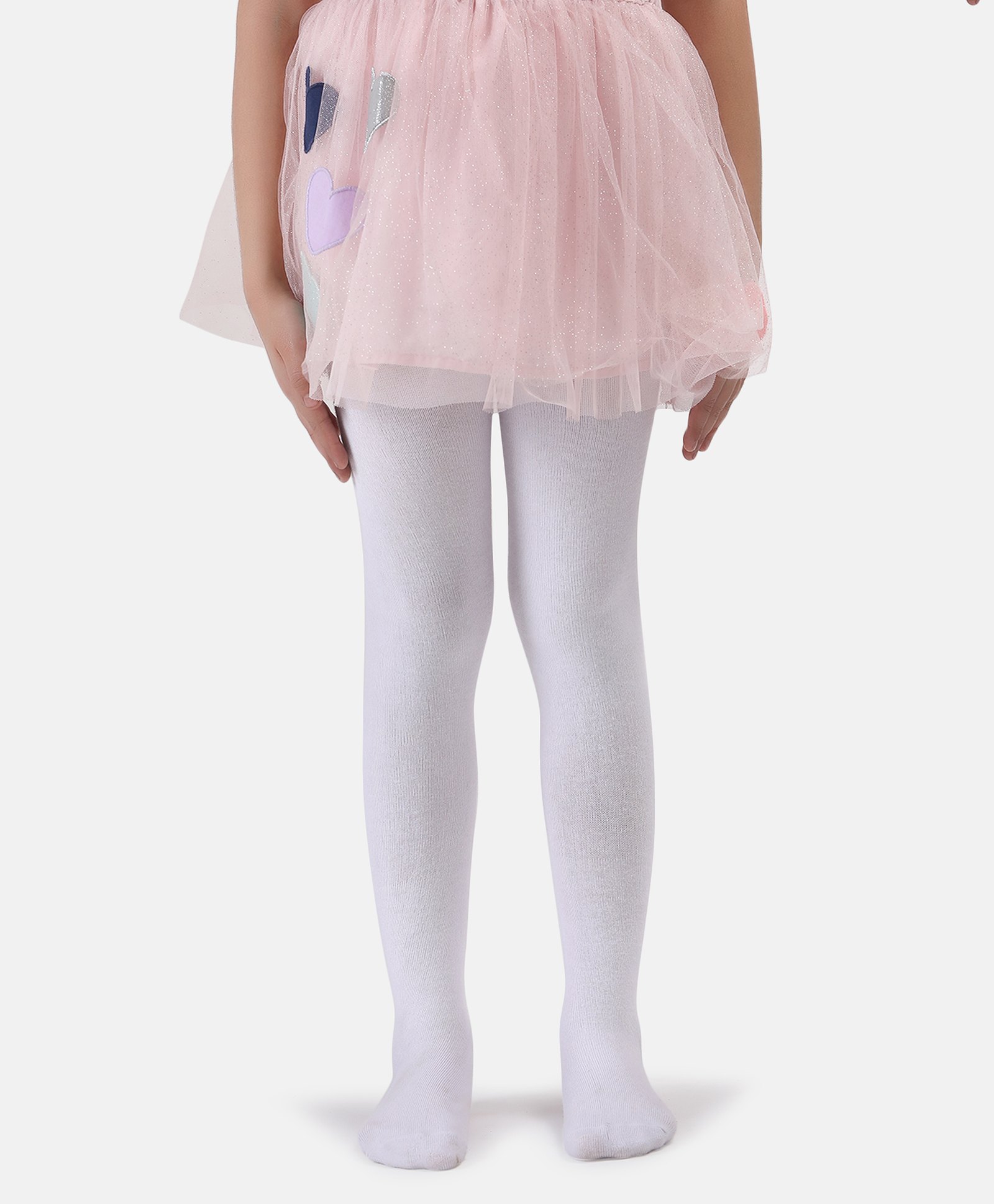 NEXT2SKIN Cotton Solid Pantyhose Stockings - White-picture-19