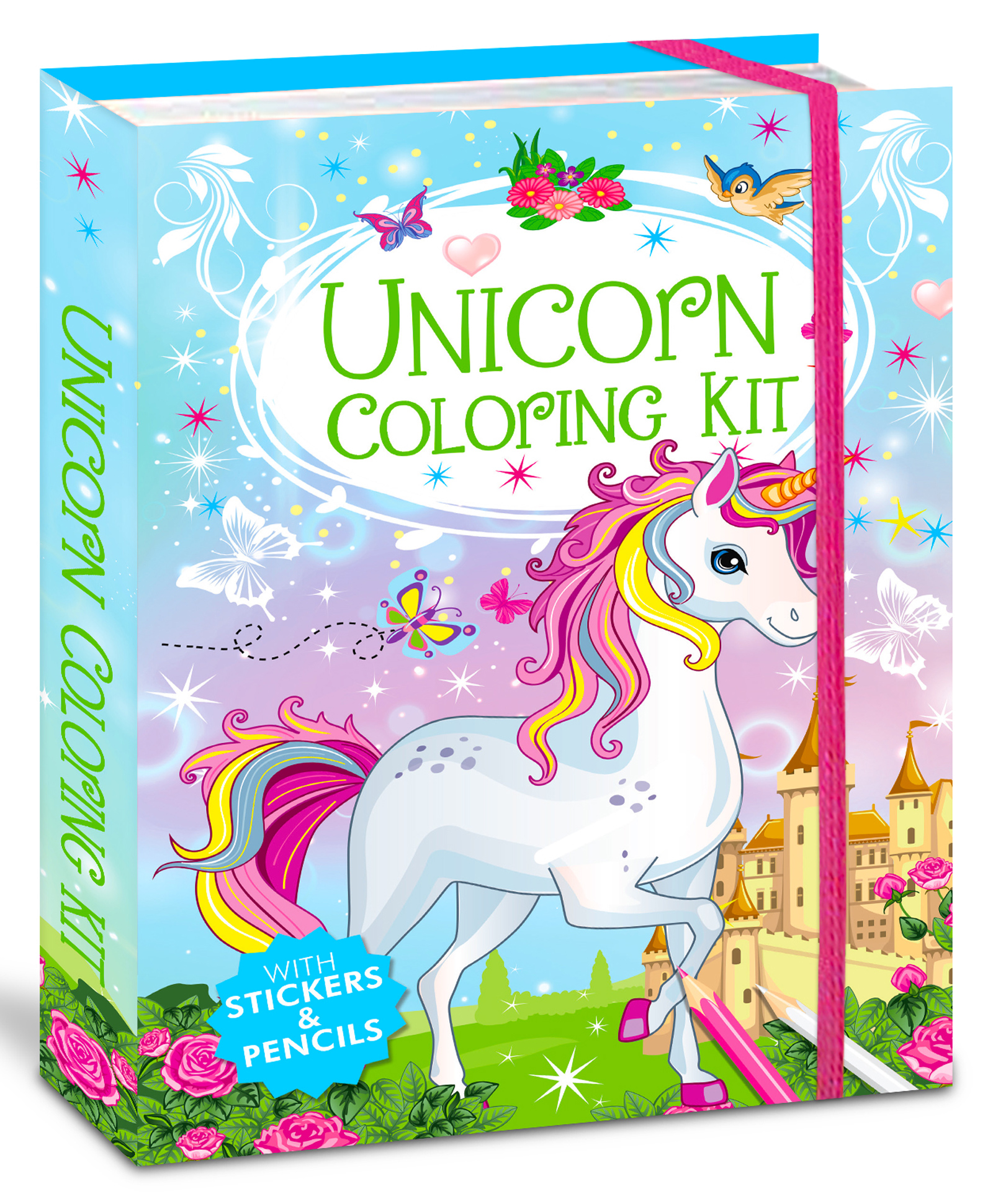 Hello Friend Books Colouring and Sticker Travel Art Kit: Unicorn - Beautiful Colouring Kit with Colouring Pad, Sticker Sheets, and Colour Pencils - English-image-20