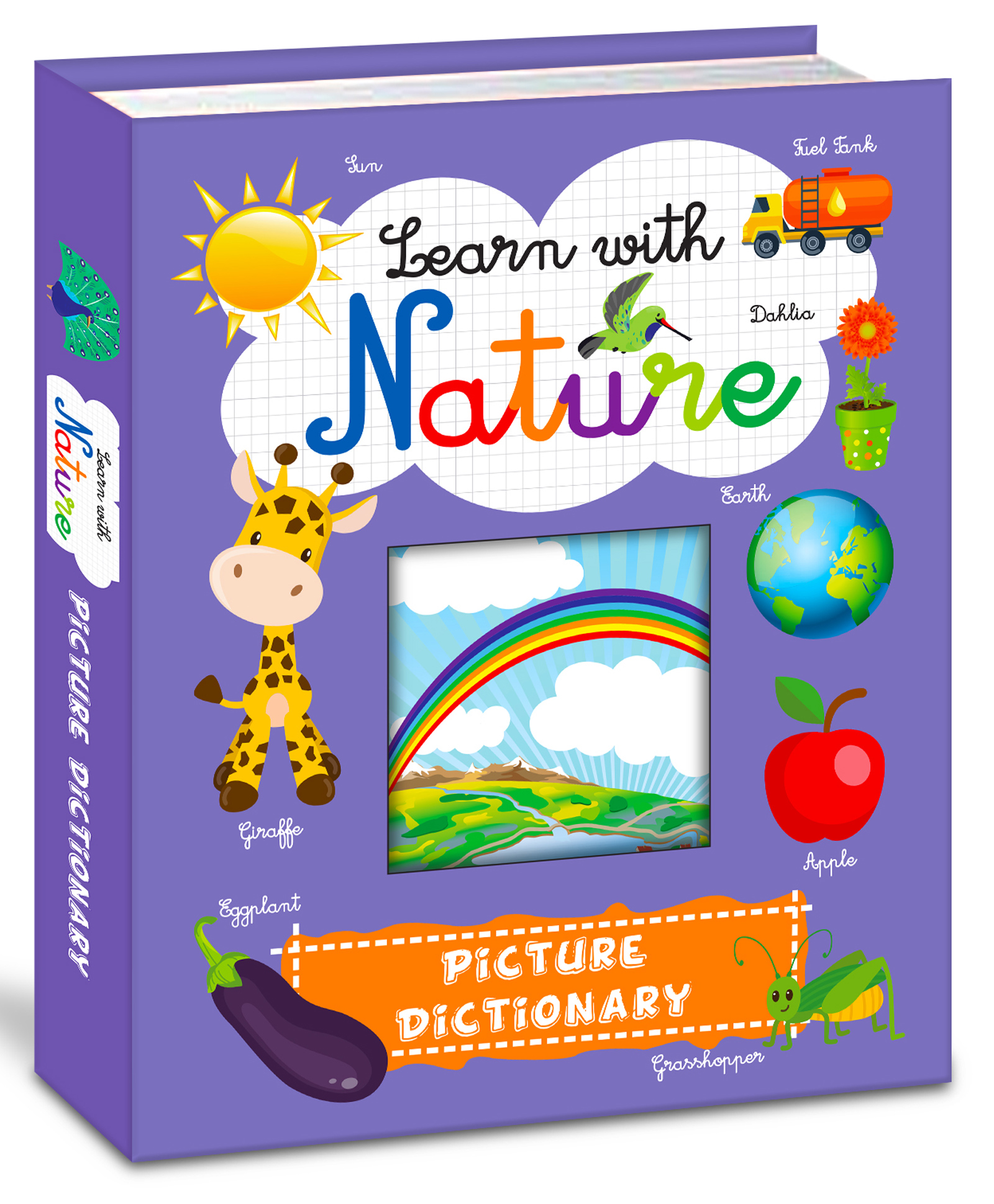 Hello Friend Books Illustrated Picture Dictionary Board Book: Learn with Nature - Colourful images to Enhance Learning-image-27
