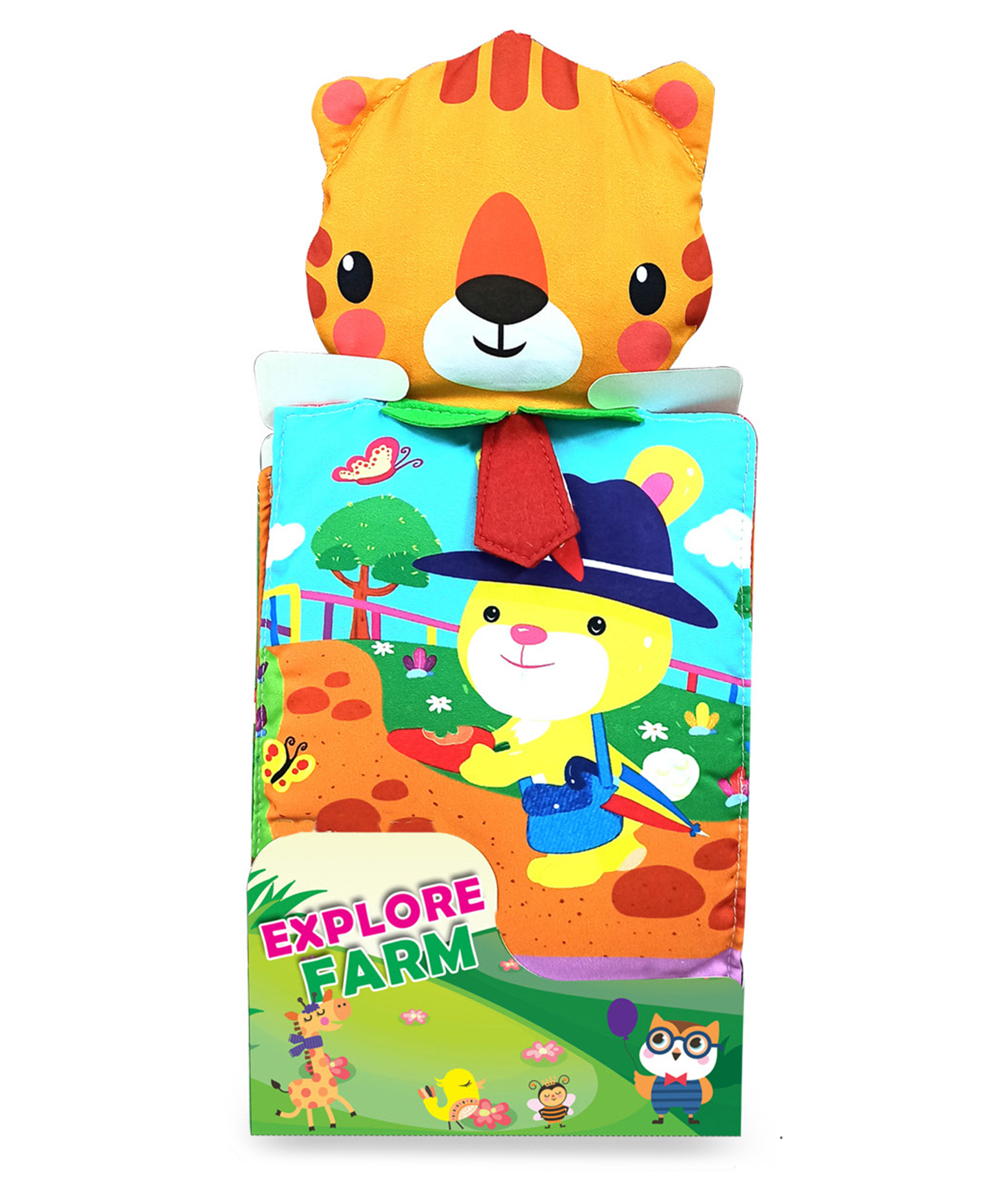 Hello Friend Books Cloth height Chart: Explore Farm- Hangable Height Chart with Stories for Children-image-11