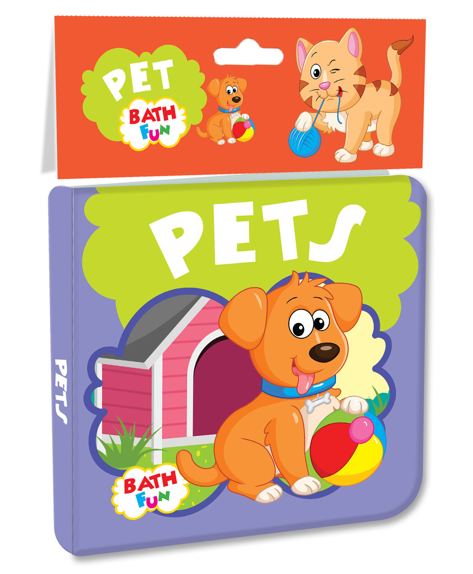 Hello Friend Books Baby Bath Book: Pets- Waterproof Bath Book for Small Children-image-36