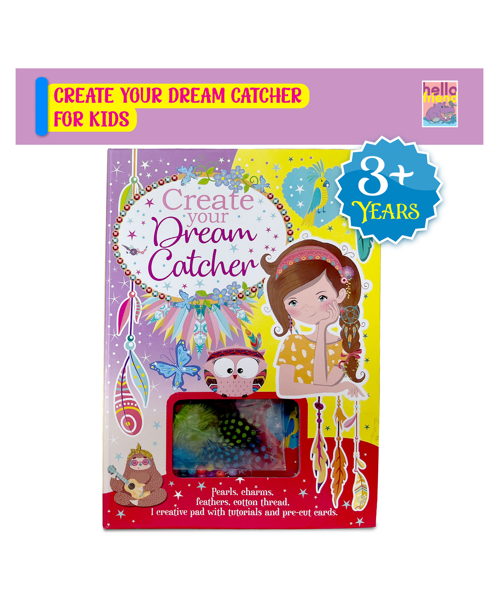 Hello Friend Books Create Your Wonderful Bracelet: DIY Art and Craft Kit with Instructions - Ideal for Kids, Gifting and Travel-image-25