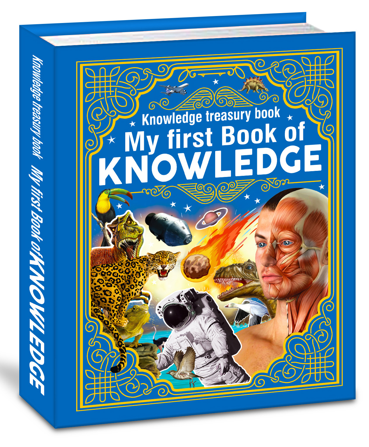 My First Book of Knowledge: A Mega Encyclopedia of Learning Covering Topics such as Space, Wildlife, Human body, Inventors, Dinosaurs and More to Bolster Education (Hardcover)-image-19