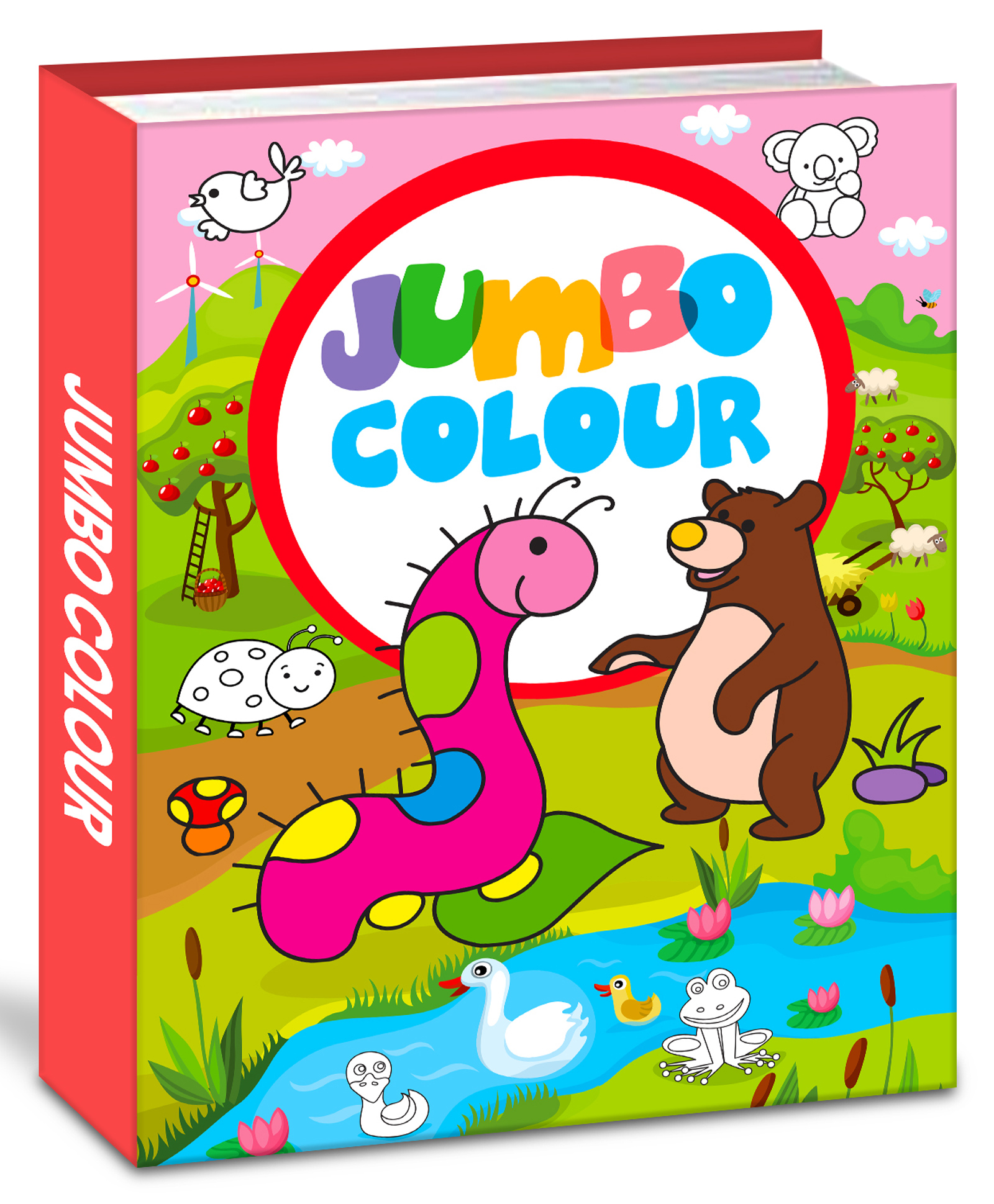 hellofriend books Wild Animals Colouring Book: Jumbo Copy Colouring - Practice Drawing, Painting and Colouring with Reference for Kids-picture-13