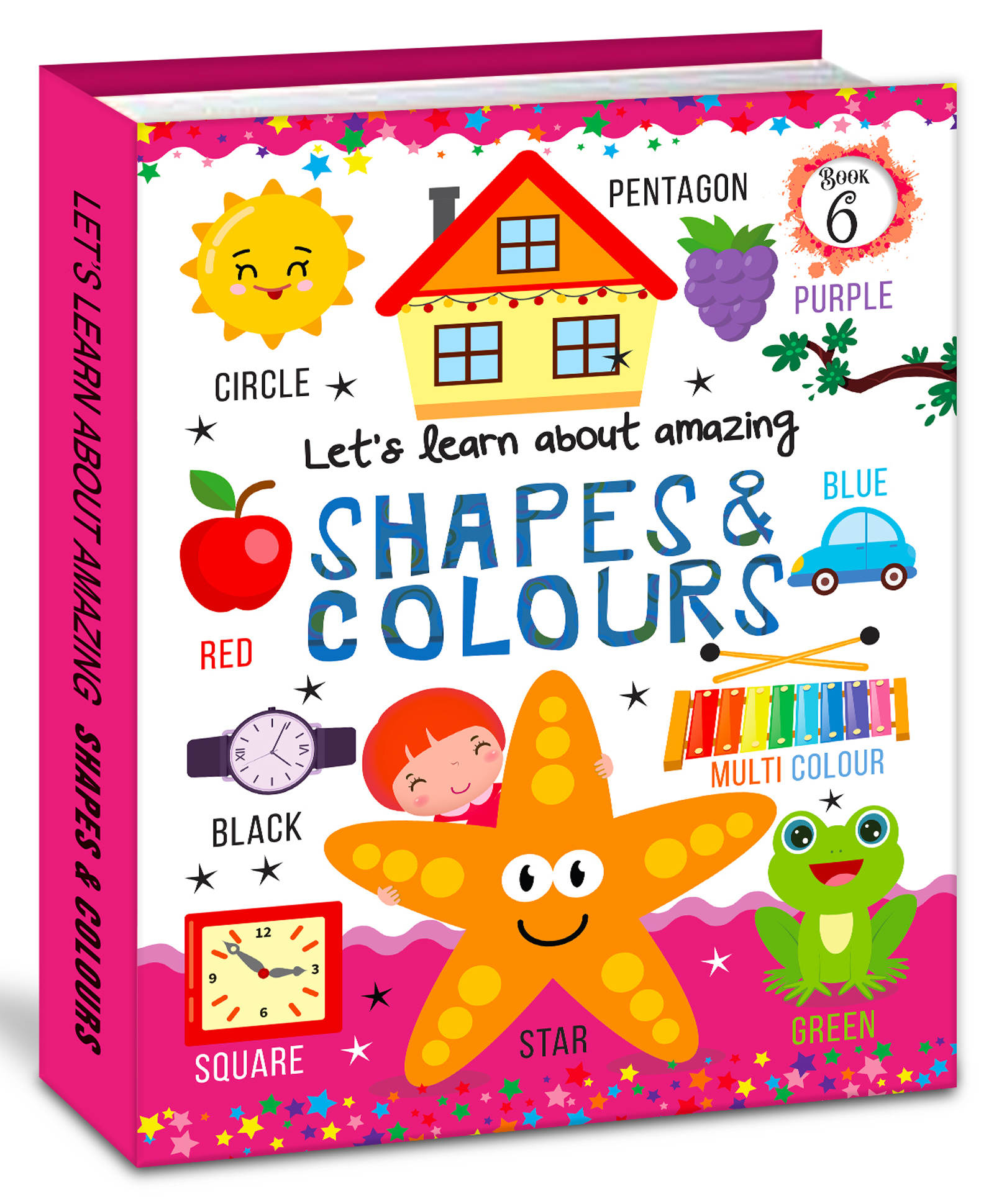 Let's Learn Giant Board Book: Shapes and Colours- Large Board Book with Beautifully Illustrated Images for Children to Learn-image-19