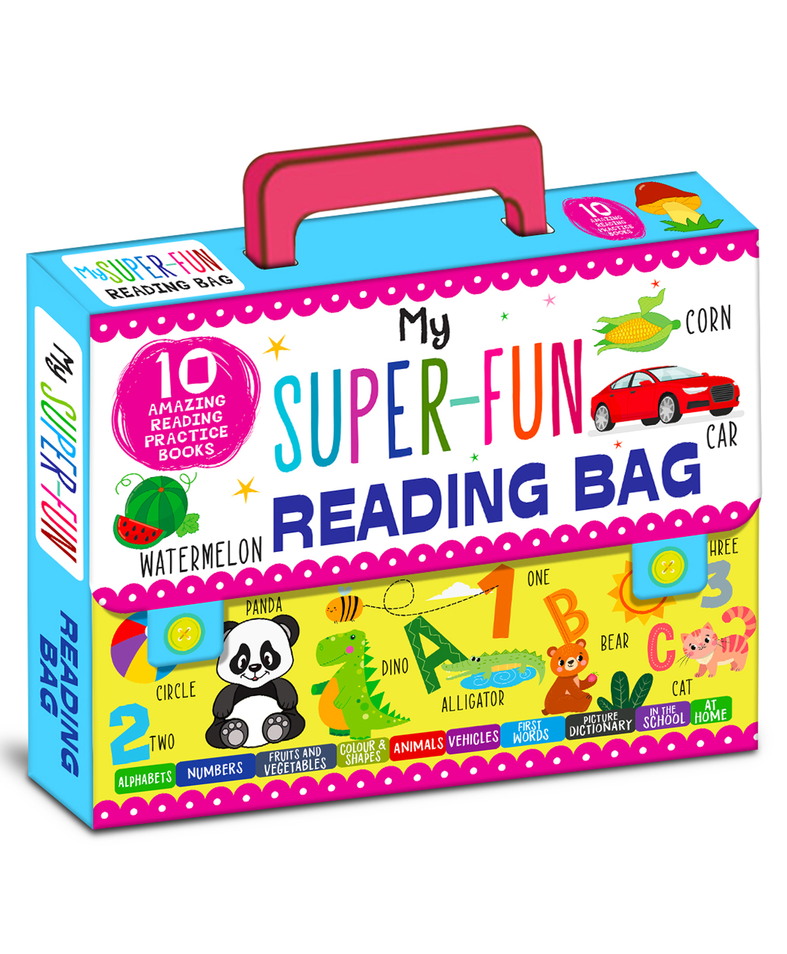 My Super Fun Reading Bag: Set of 10 Amazing Reading Practice Books - Perfect for Kids, Travel and Gifting / Return Gifts-image-49