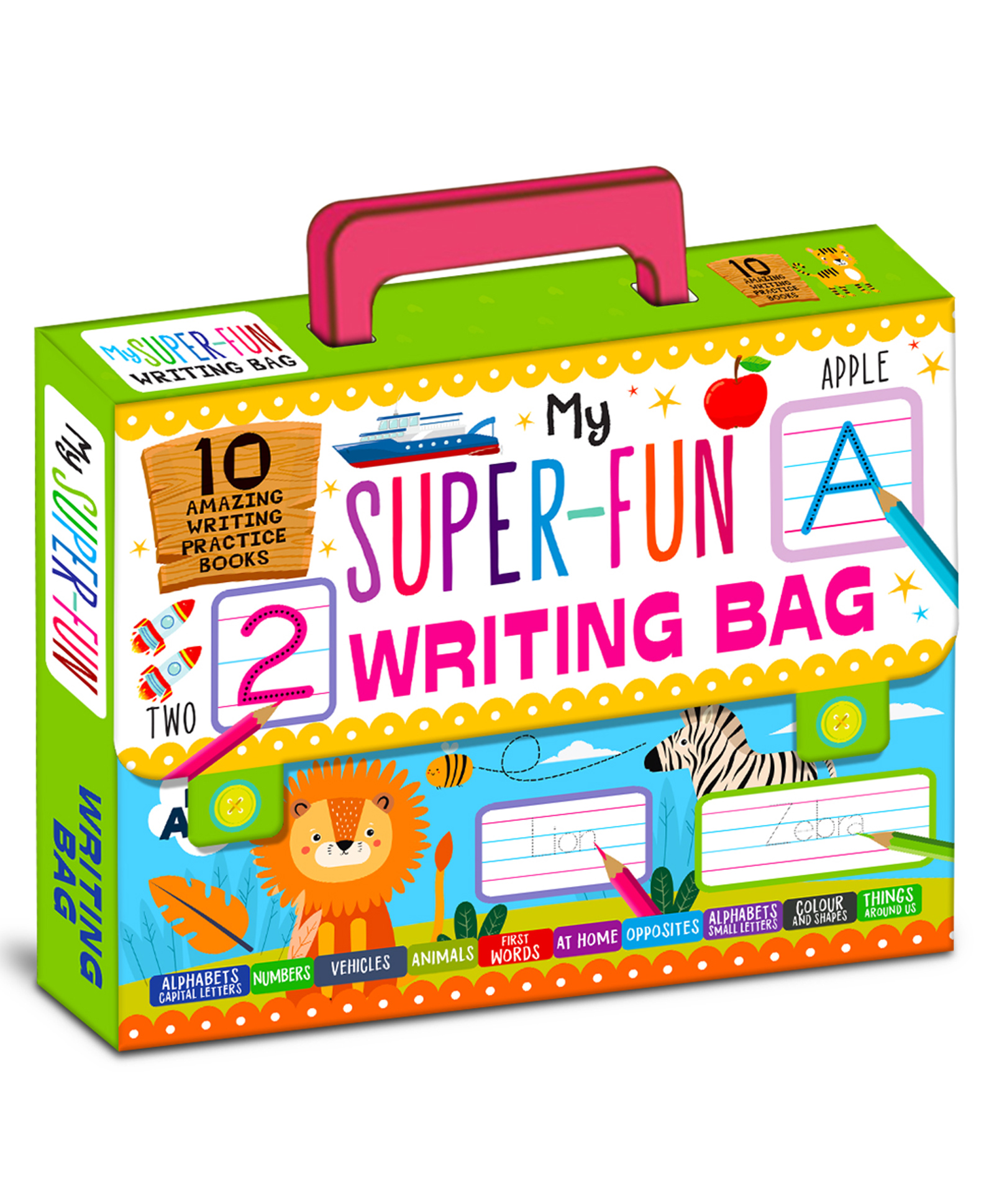 My Super Fun Writing Bag: Set of 10 Amazing Writing Practice Books - Perfect for Kids, Travel and Gifting / Return Gifts-image-9