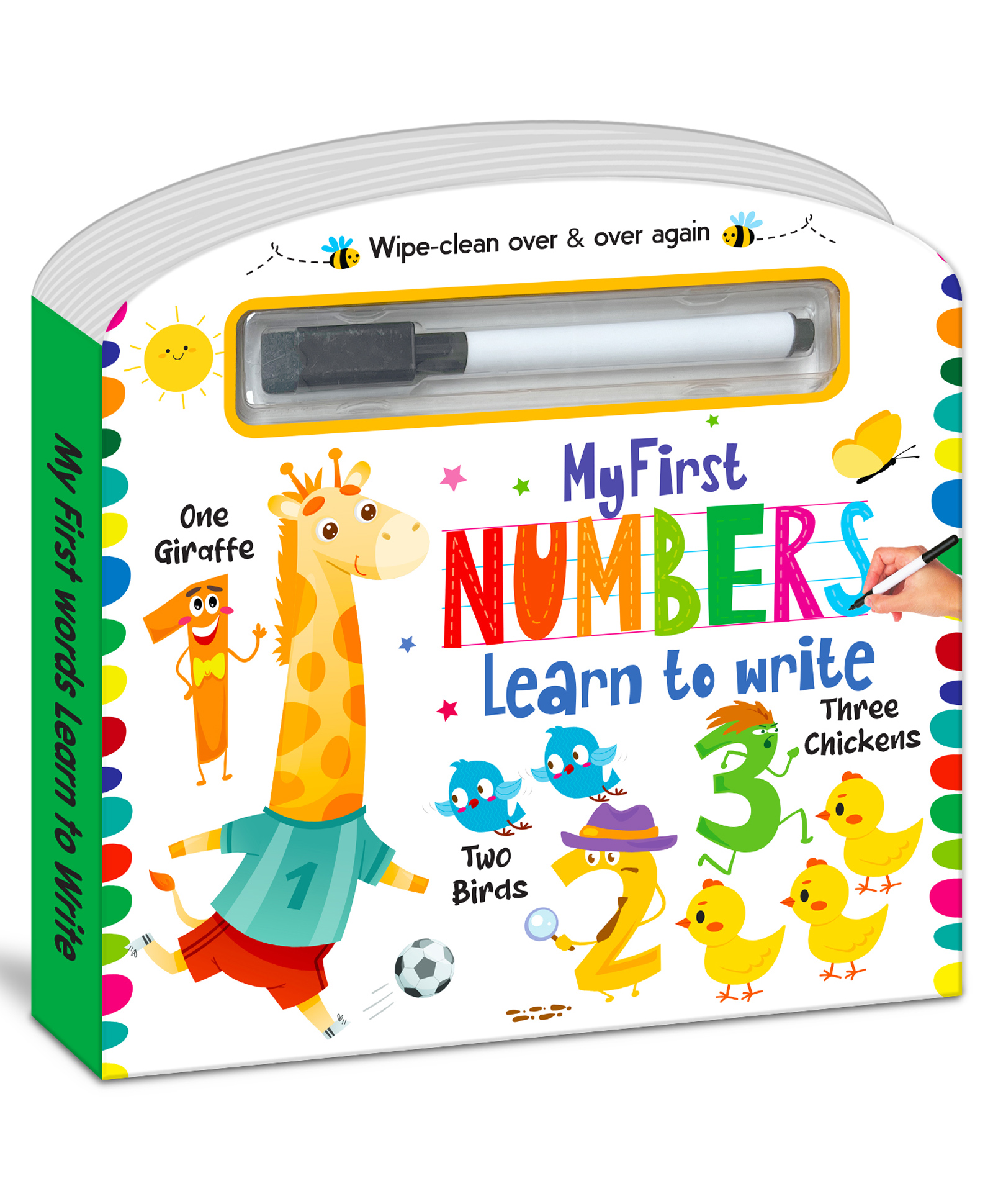 My First Wipe and Clean Board Book of Numbers: Includes Wipe and Clean Pen to Write, Learn, Clean and Write Again-image-20