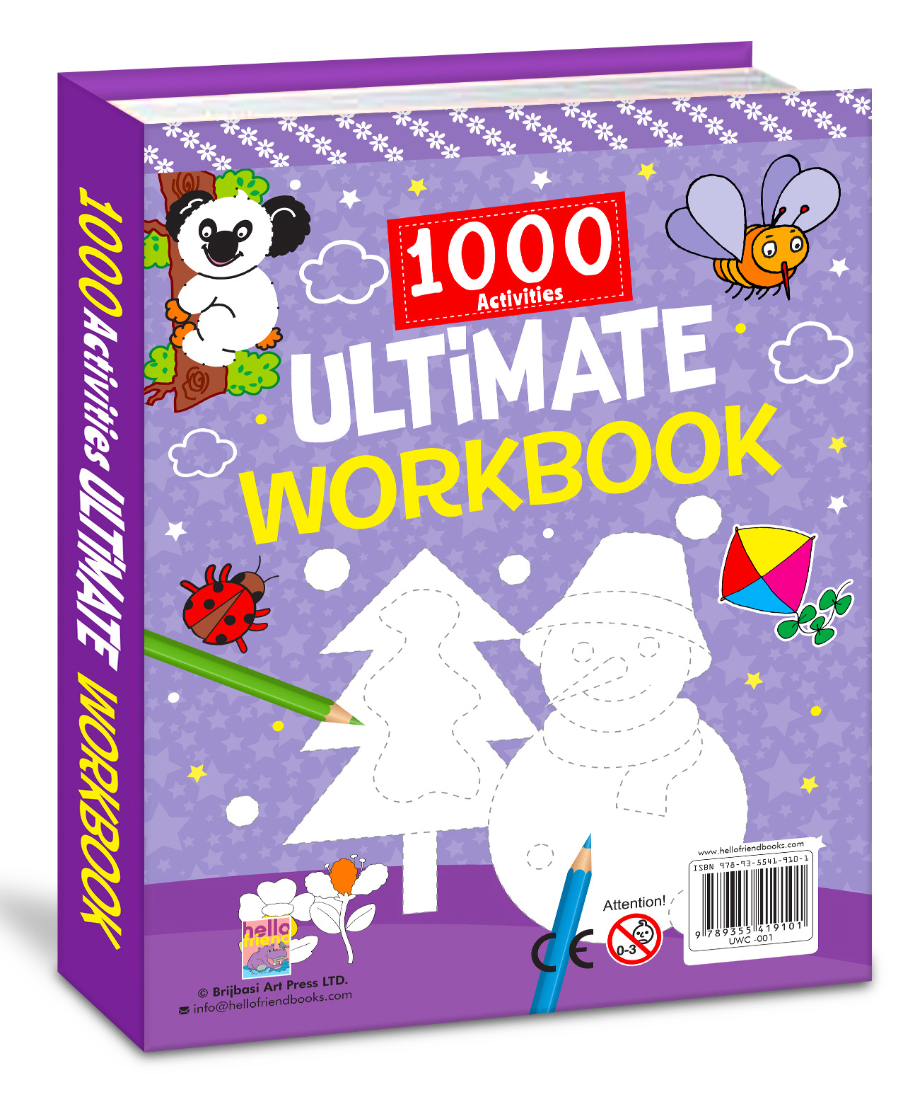 The Ultimate Workbook of 1000 Activities: Includes Colouring, Puzzles, Tracing, Games and Craft for Kids