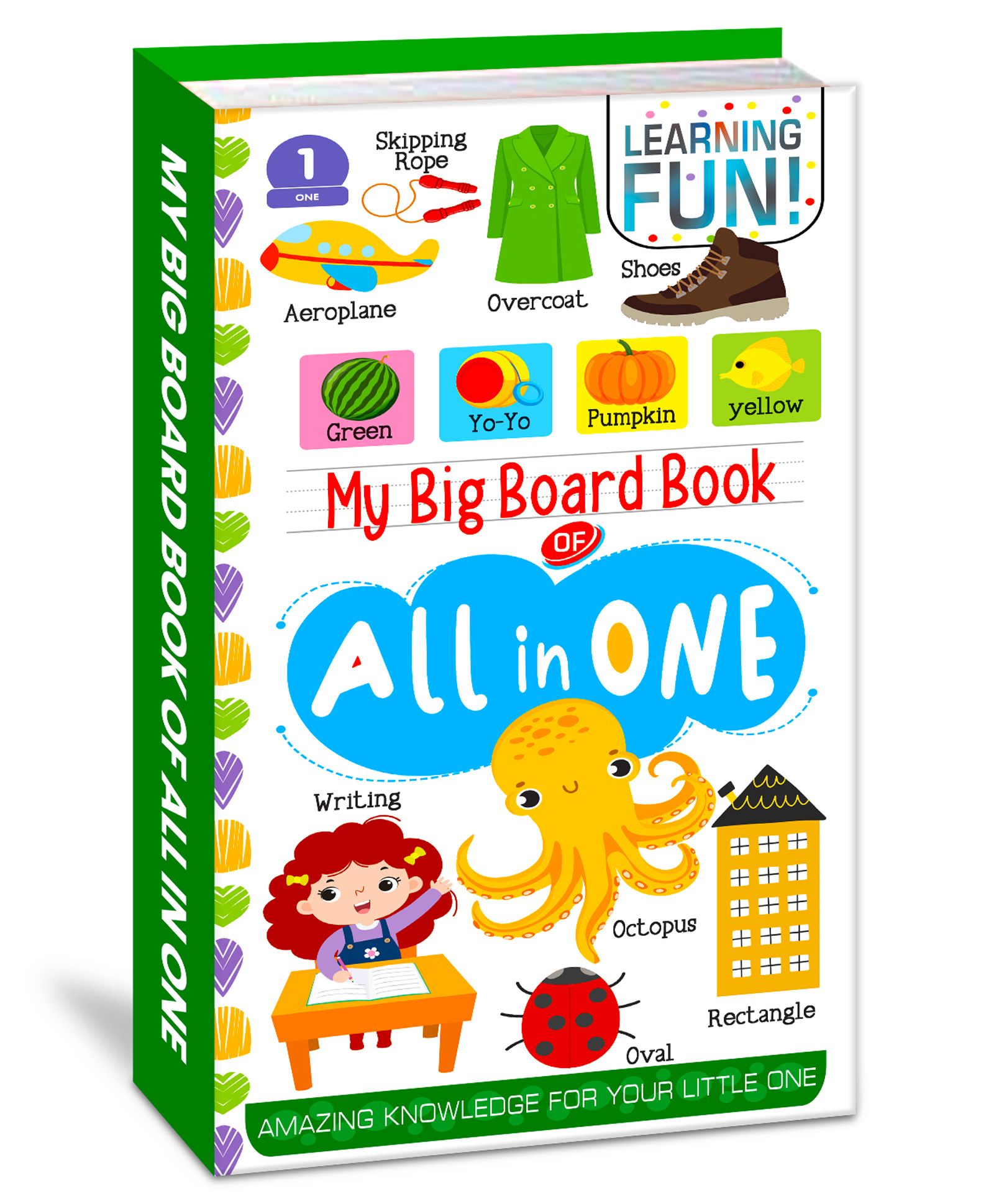 My Big Board Book of All in One : Simple and Vibrant Illustrations to Increase the Knowledge of Your Little One-image-29