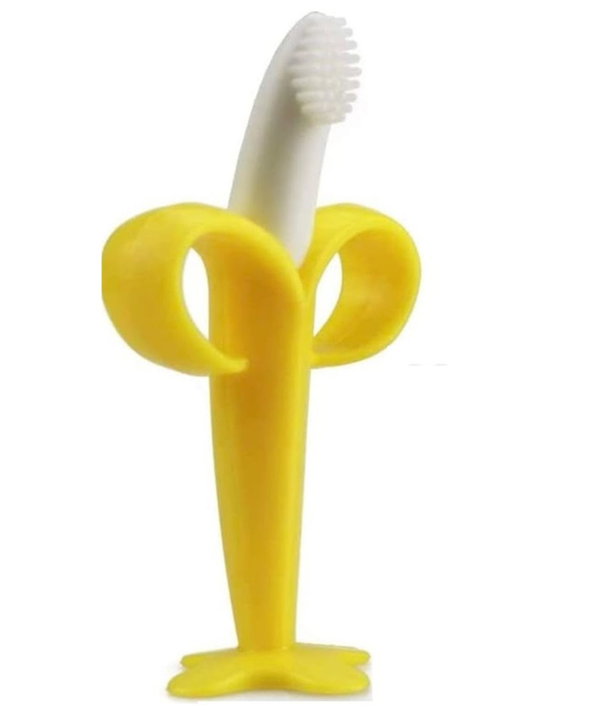 Kritiu Baby Silicone Toothbrush - Yellow-picture-42