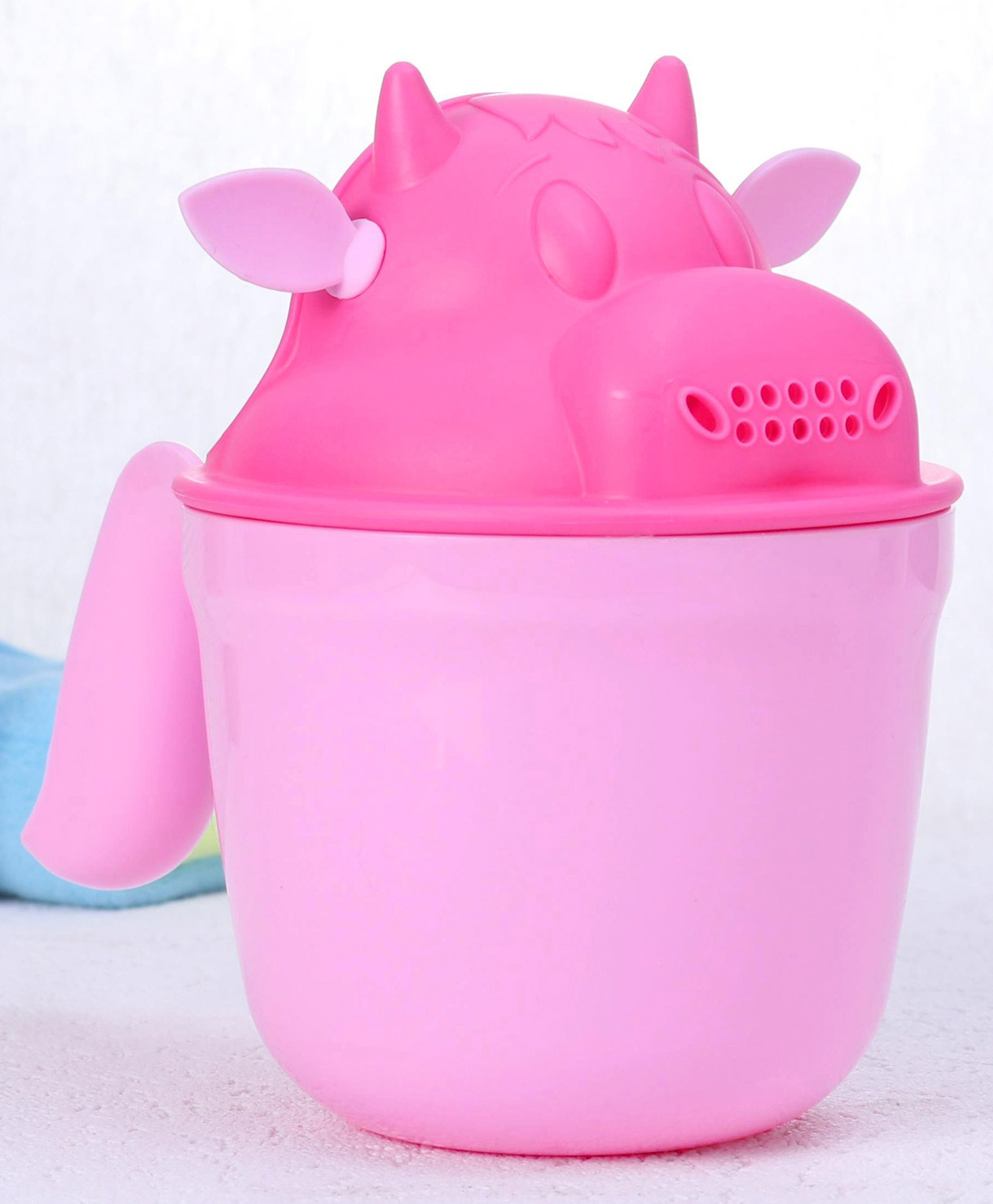 Babyhug Cow-Shaped Baby Hair Rinse Cup Pink| Easy-Grip Handle| Eye-Shield Water Pouring Design| Lightweight| Bath Time Shampoo Rinse Cup for Babies & Toddlers-image-33
