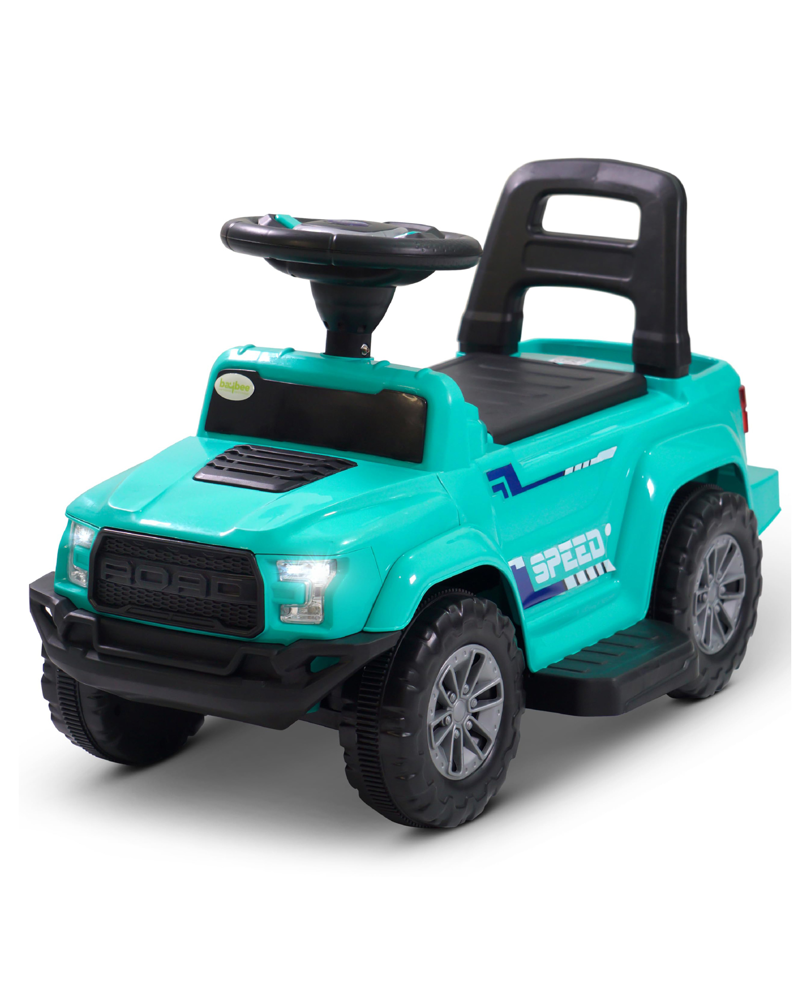 Baybee Blaze Pro Rechargeable Battery Operated Jeep for Kids, Ride on Toy Kids Car with Music, LED Light & Backrest, Baby Big Electric Jeep Battery Car for Kids (Green)-image-49