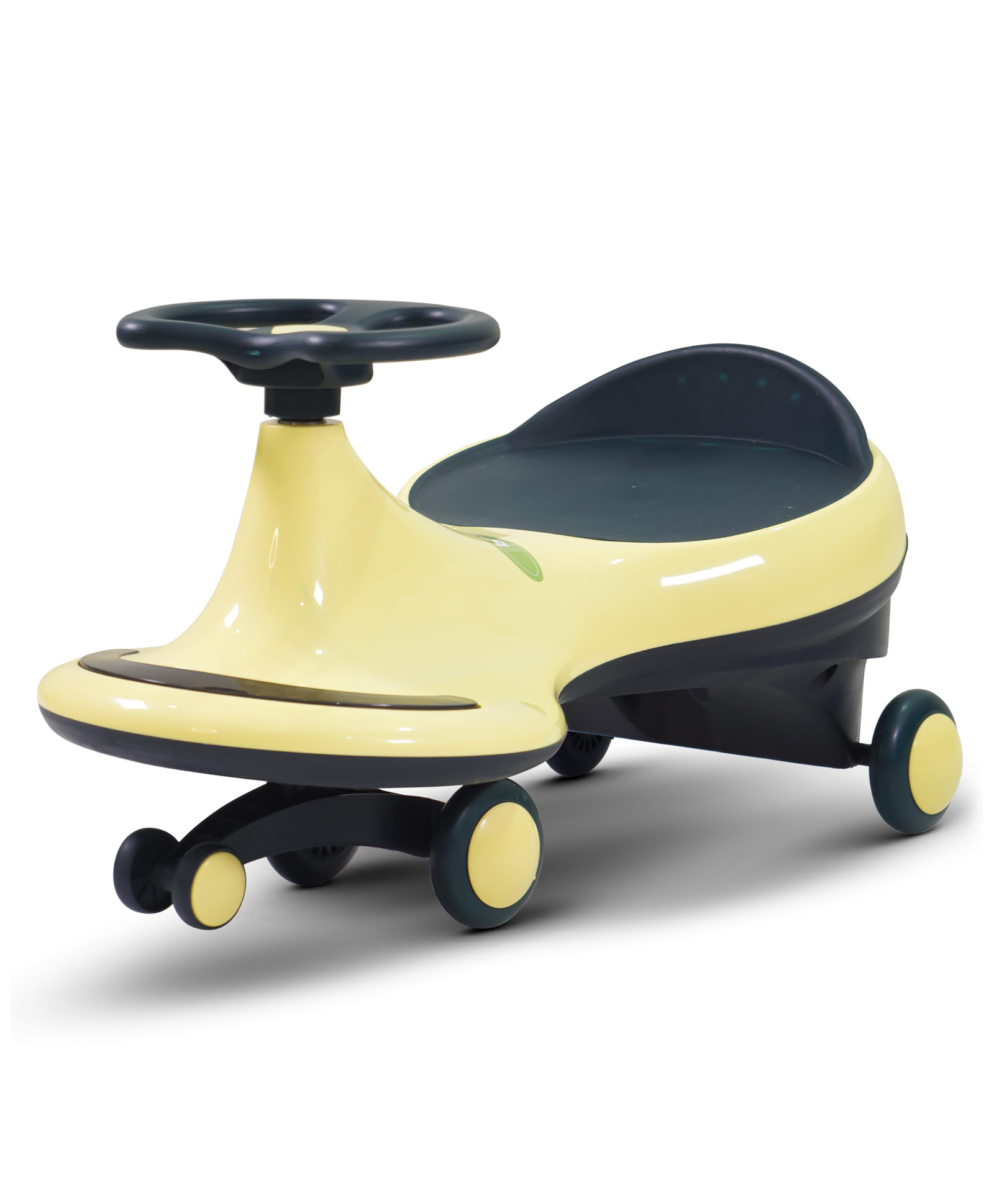 Baybee Trix Go Kids Ride on Magic Swing Cars for Kids Baby car with Flashing LED Lights Music & PP Wheels - Yellow-image-28
