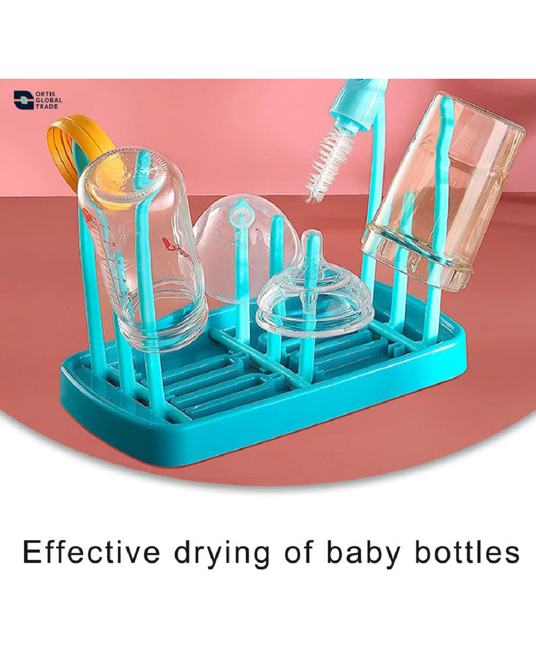 Ortis Bottle Organizer Cum Drying Rack - Blue-picture-11