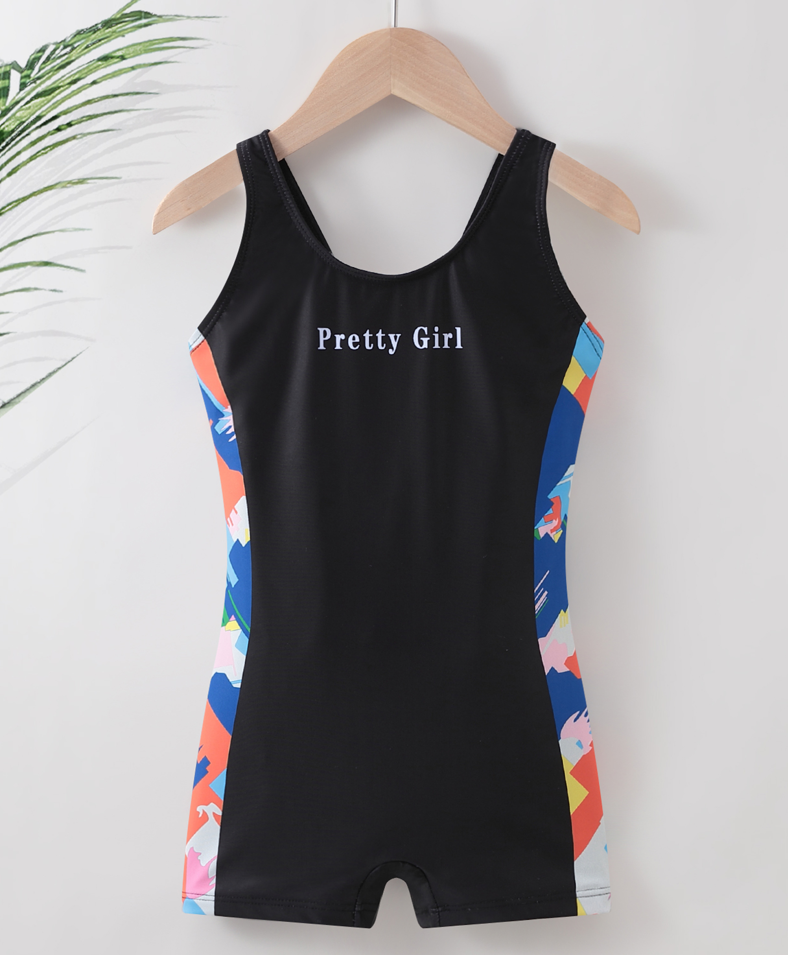 Pine Active Sleeveless Legged Swimsuit - Black-picture-24