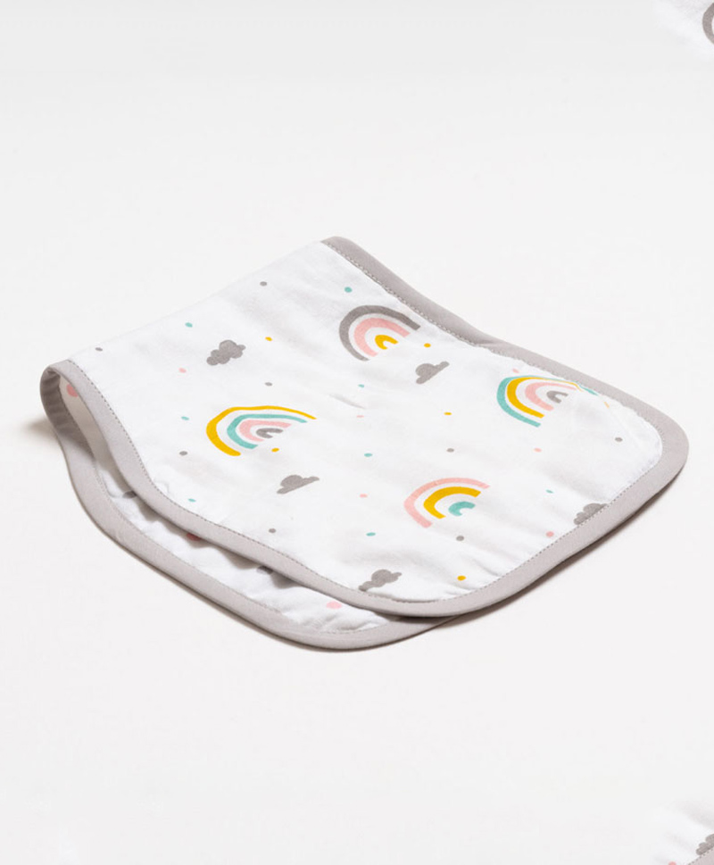 Aariro Organic Cotton Burp cloth Follow the Rainbow-picture-15