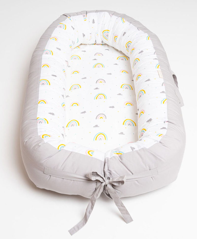 Aariro Organic Cotton Cozy nest Follow the Rainbow Without Mosquito Net