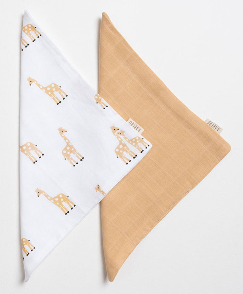 Aariro Organic Cotton Muslin Washcloth Stand Tall  Set of 2-image-31
