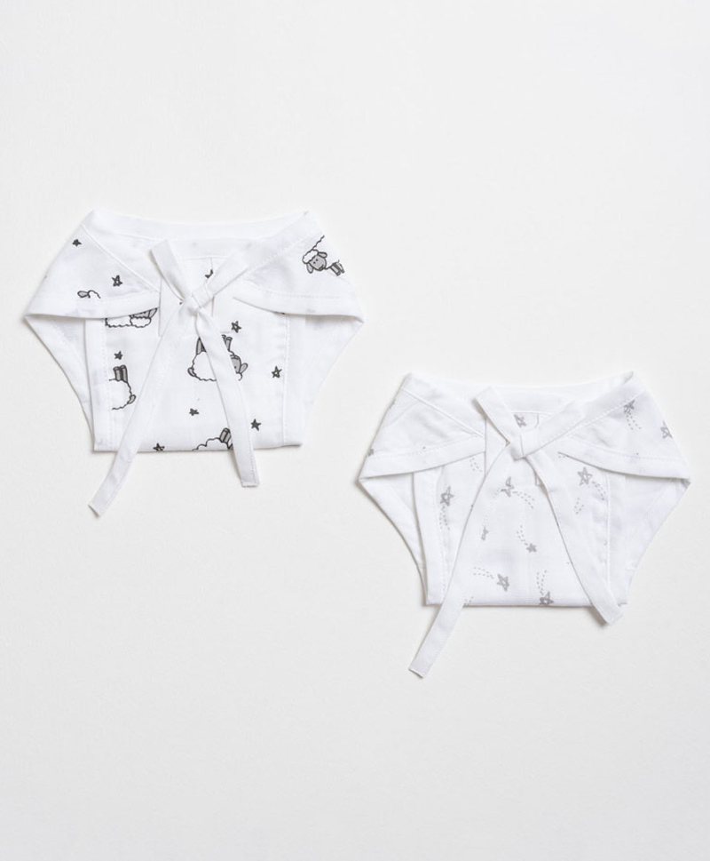 Aariro Organic Cotton Nappy Counting Sheep  Set of 2-image-35
