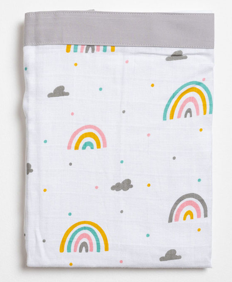 Aariro Organic Cotton Nursing Apron Follow the rainbow-picture-27