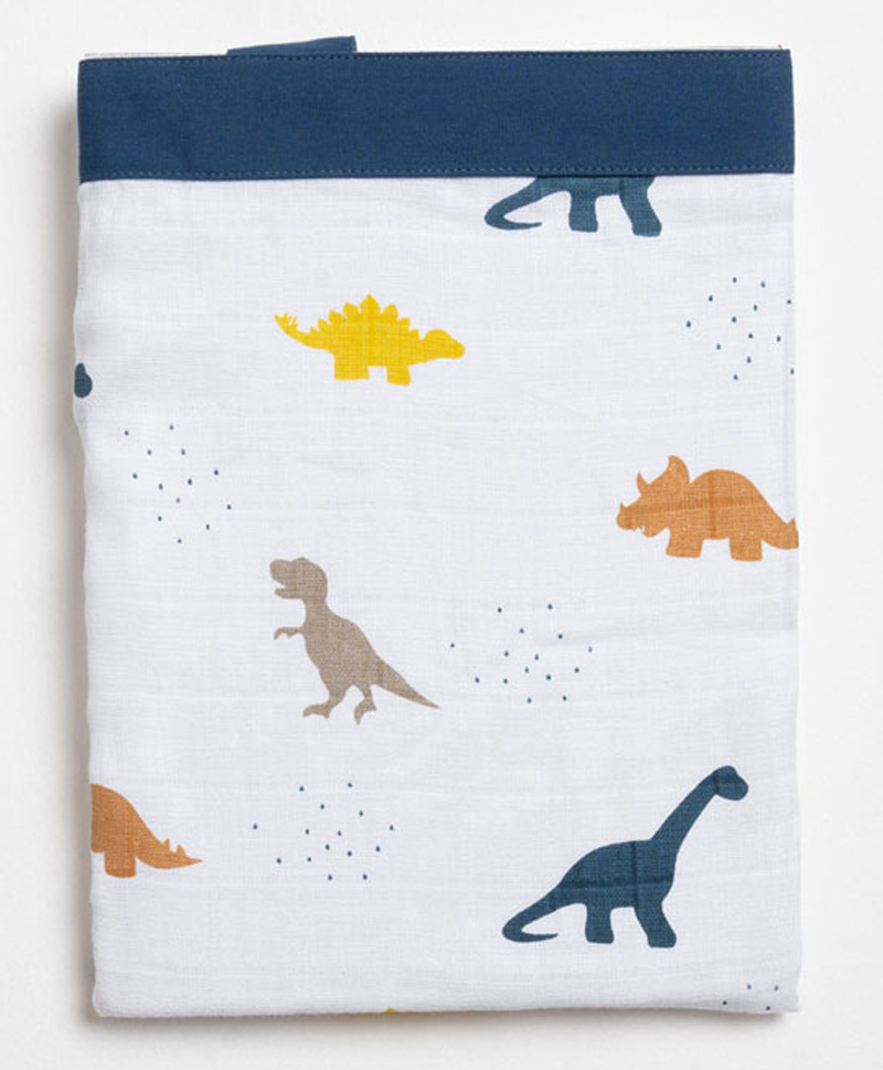 Aariro Organic Cotton Nursing Apron Little Dino-picture-26
