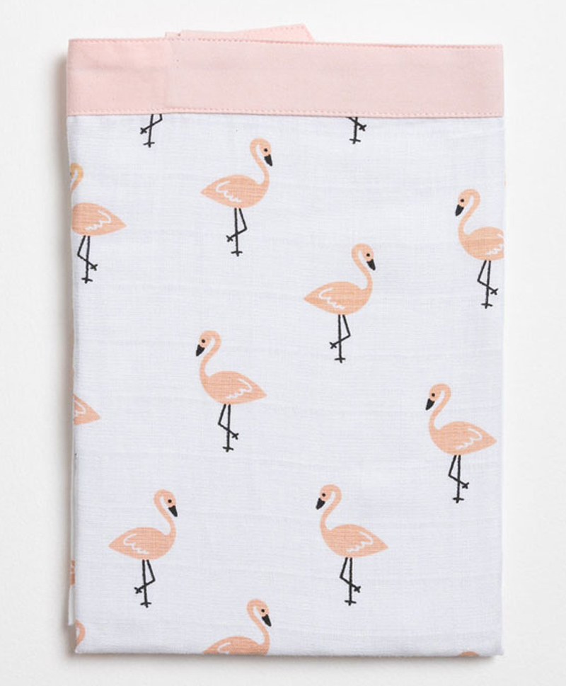 Aariro Organic Cotton Nursing Apron Tropical Flamingo-image-22