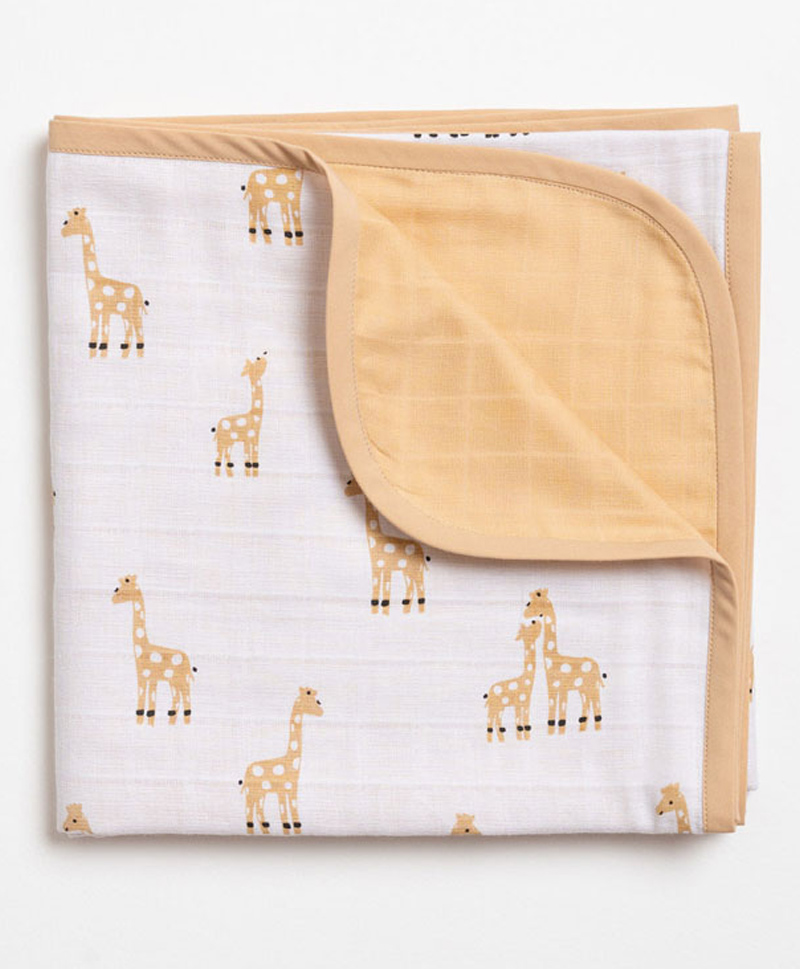 Aariro Organic Cotton Reversible Muslin Blanket Stand Tall-image-28