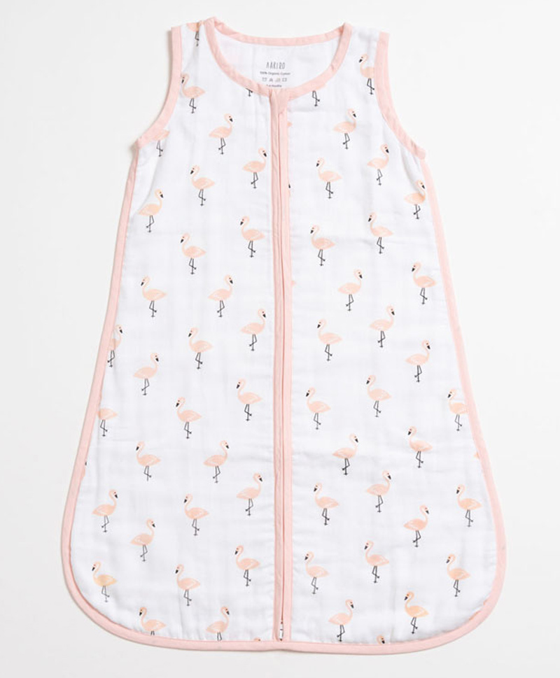 Aariro Organic Cotton Sleep bag Tropical Flamingo6-12m-image-23
