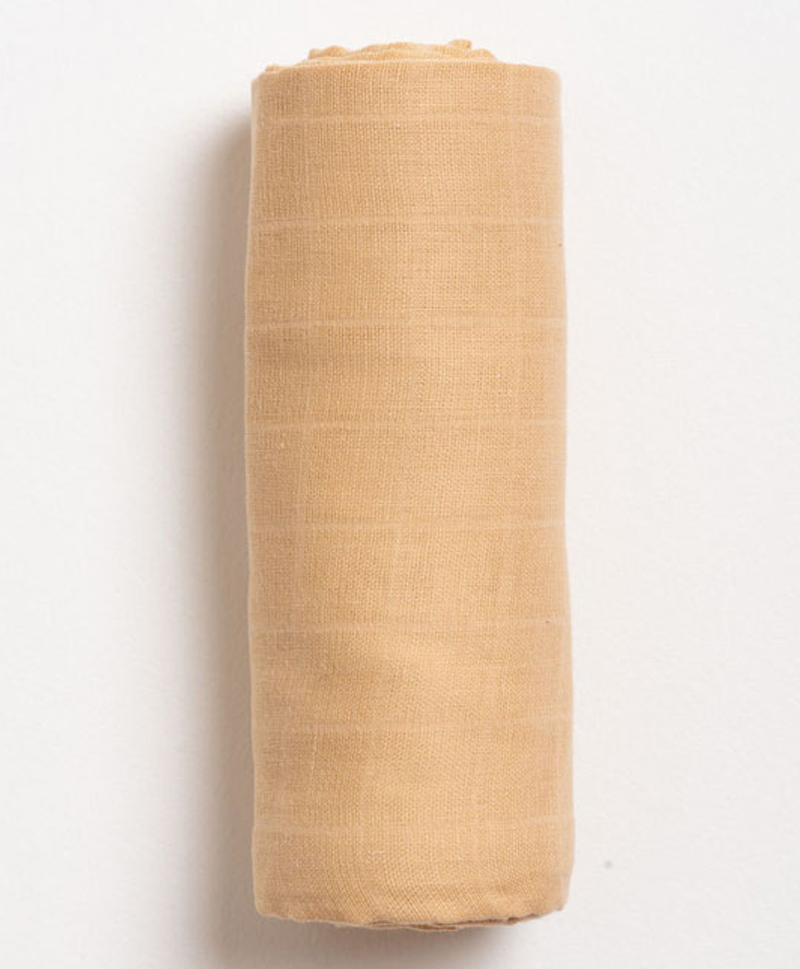 Aariro Organic Cotton Swaddle - Beige-image-21
