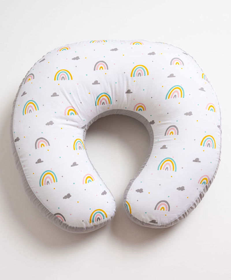 Aariro Organic Cotton Nursing Pillow Follow the Rainbow-picture-43